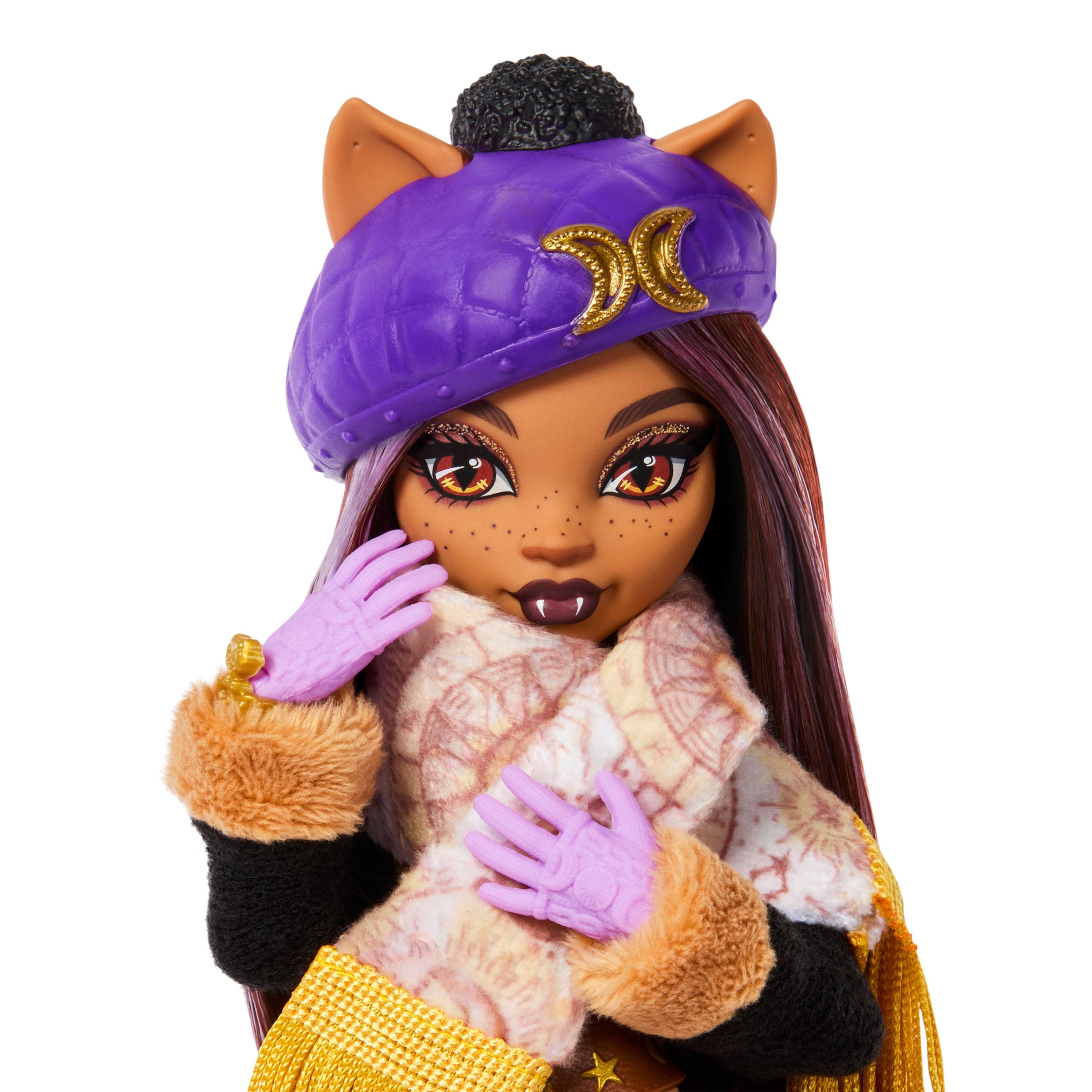 Monster High Clawdeen Wolf giysi ve aksesuar detayları
