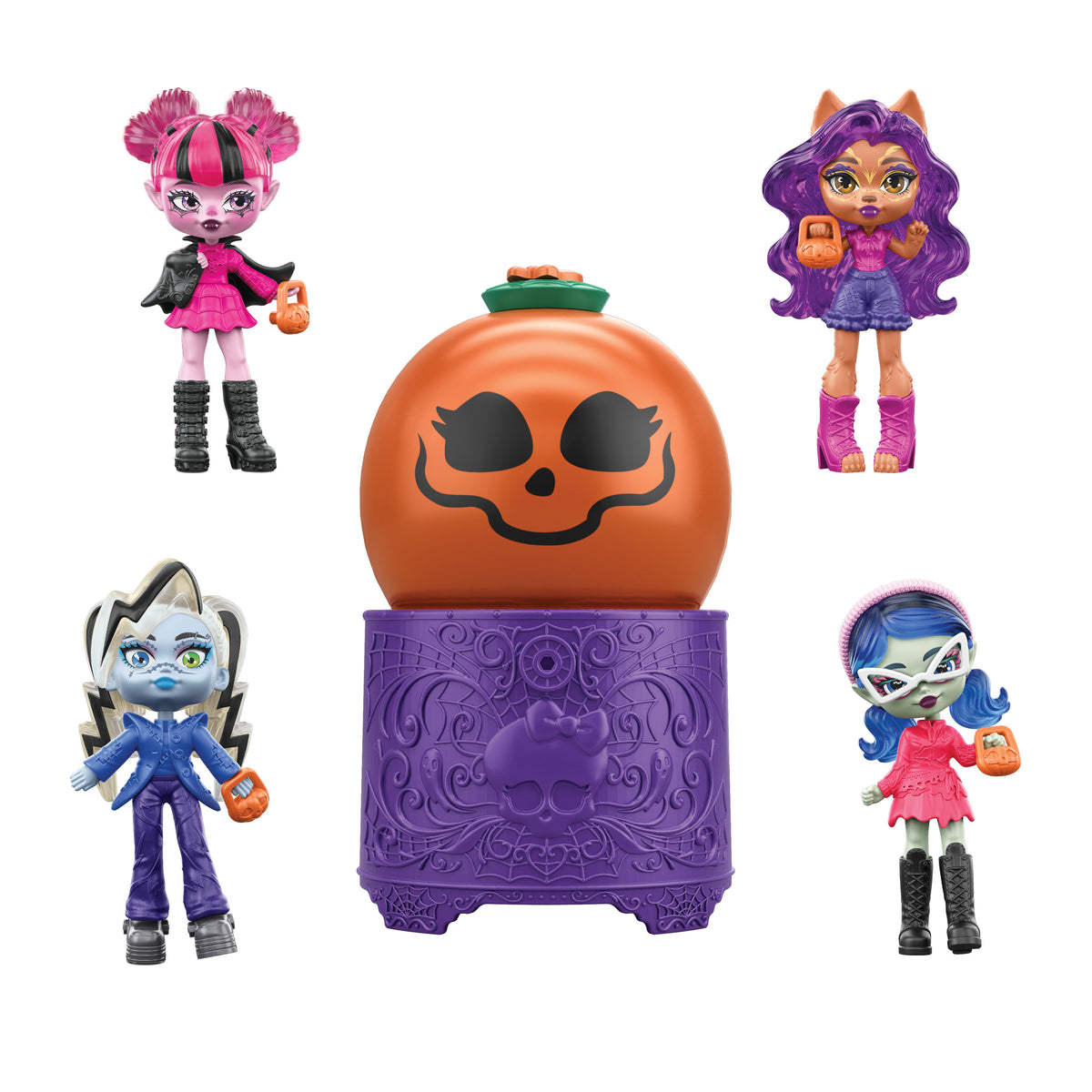 Monster High Mini Bebekler Cadılar Bayramı Serisi, sürpriz karakter figürleri (Karakterler çeşitlilik gösterebilir)