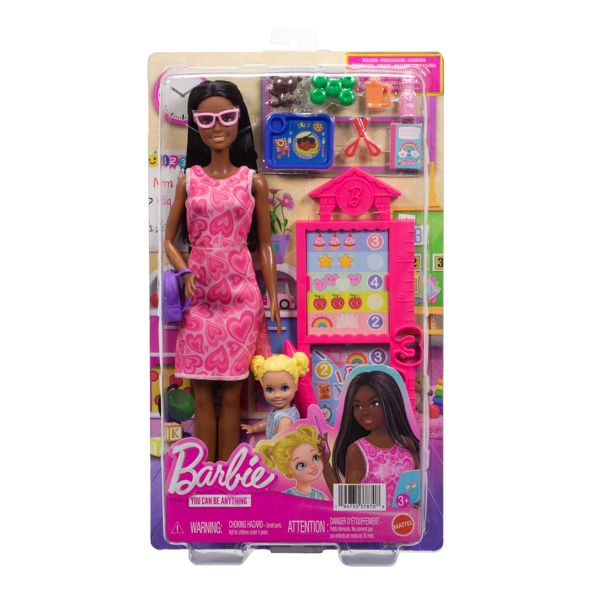 Barbie Kariyer Öğretmen Oyun Seti