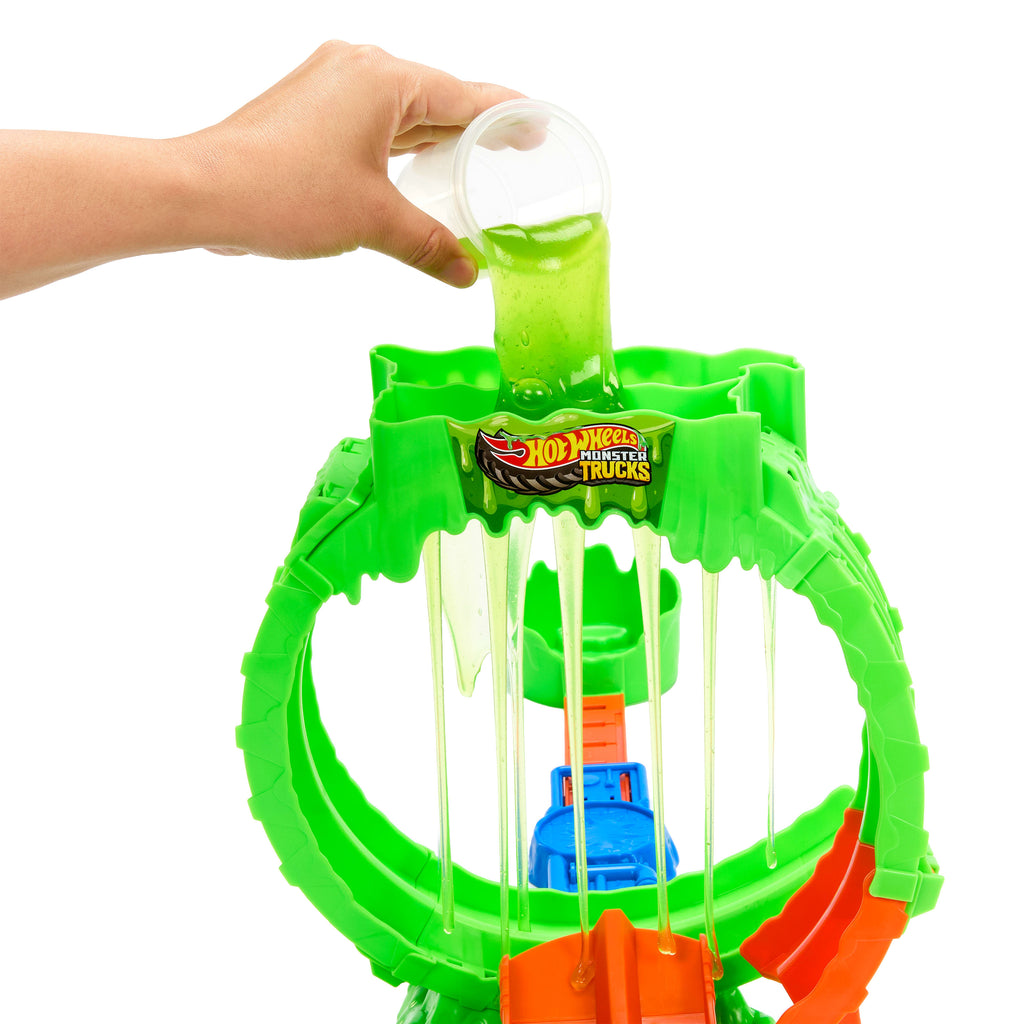Hot Wheels Monster Trucks Mutant Chaos Döngü Meydan Okuması Oyun Seti