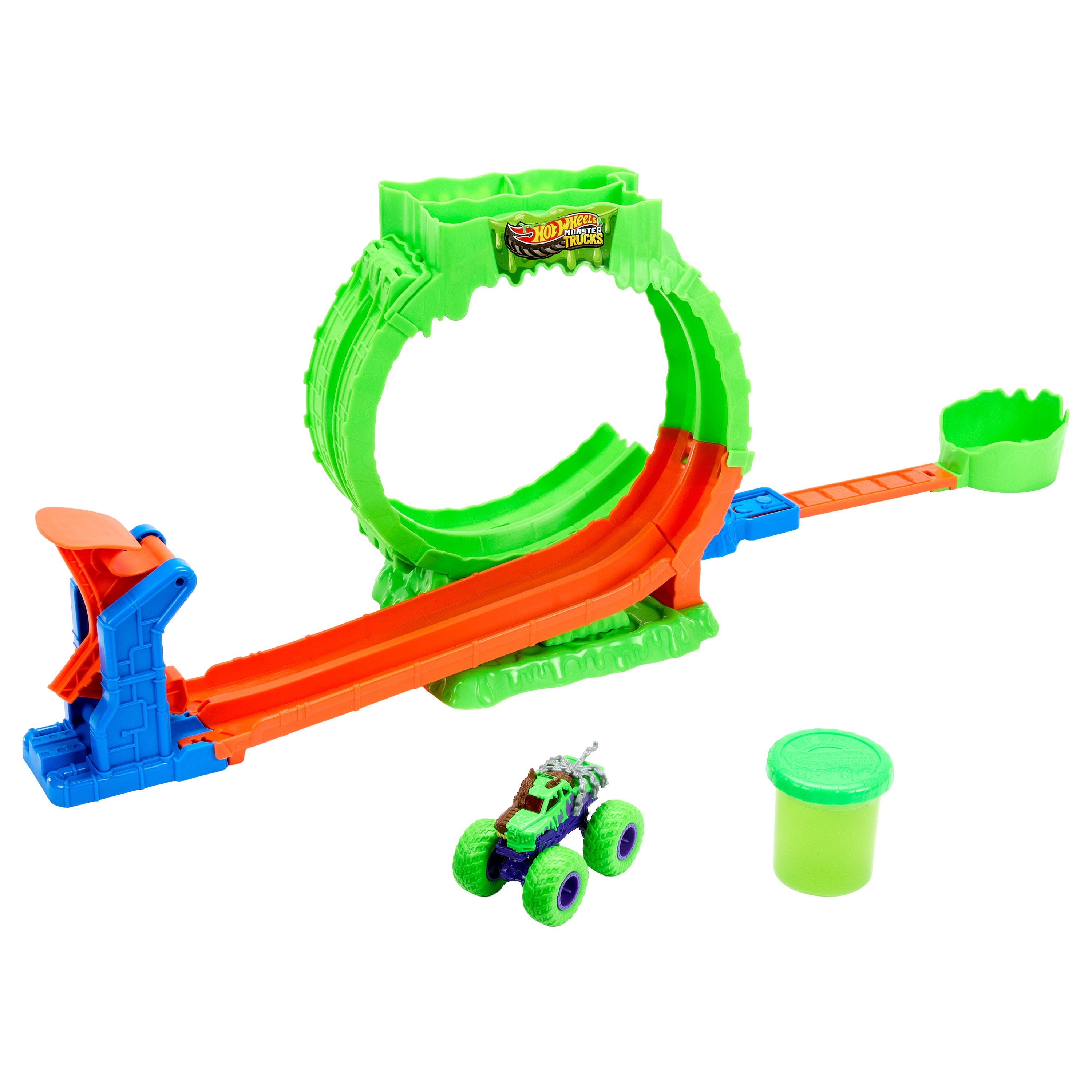 Hot Wheels Monster Trucks Mutant Chaos Döngü Meydan Okuması Oyun Seti