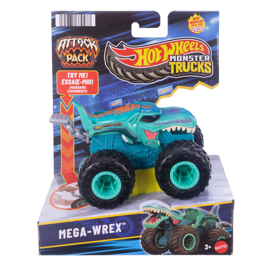 Özel atak hareketiyle Hot Wheels® Monster Trucks Atak Arabalar™ (Stiller çeşitlilik gösterebilir)