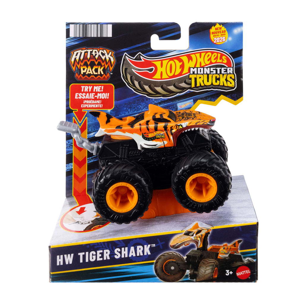 Özel atak hareketiyle Hot Wheels® Monster Trucks Atak Arabalar™ (Stiller çeşitlilik gösterebilir)