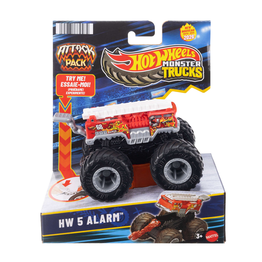 Özel atak hareketiyle Hot Wheels® Monster Trucks Atak Arabalar™ (Stiller çeşitlilik gösterebilir)