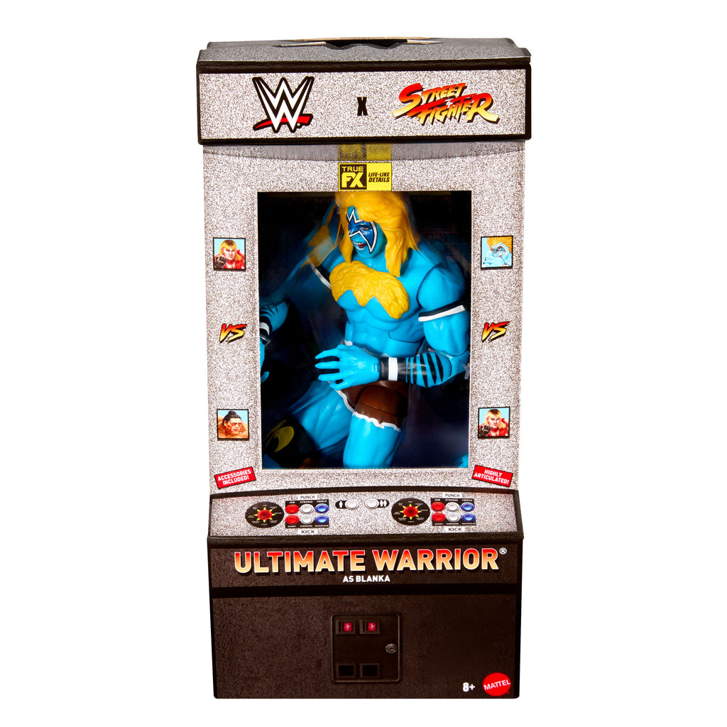 WWE x Street Fighter Ultimate Warrior Aksiyon Figürü 15 cm
