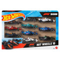 Hot Wheels Formula 1 10'lu Metal Araba Seti - 2025 Sezonu F1 Takımları 1:64 Ölçek