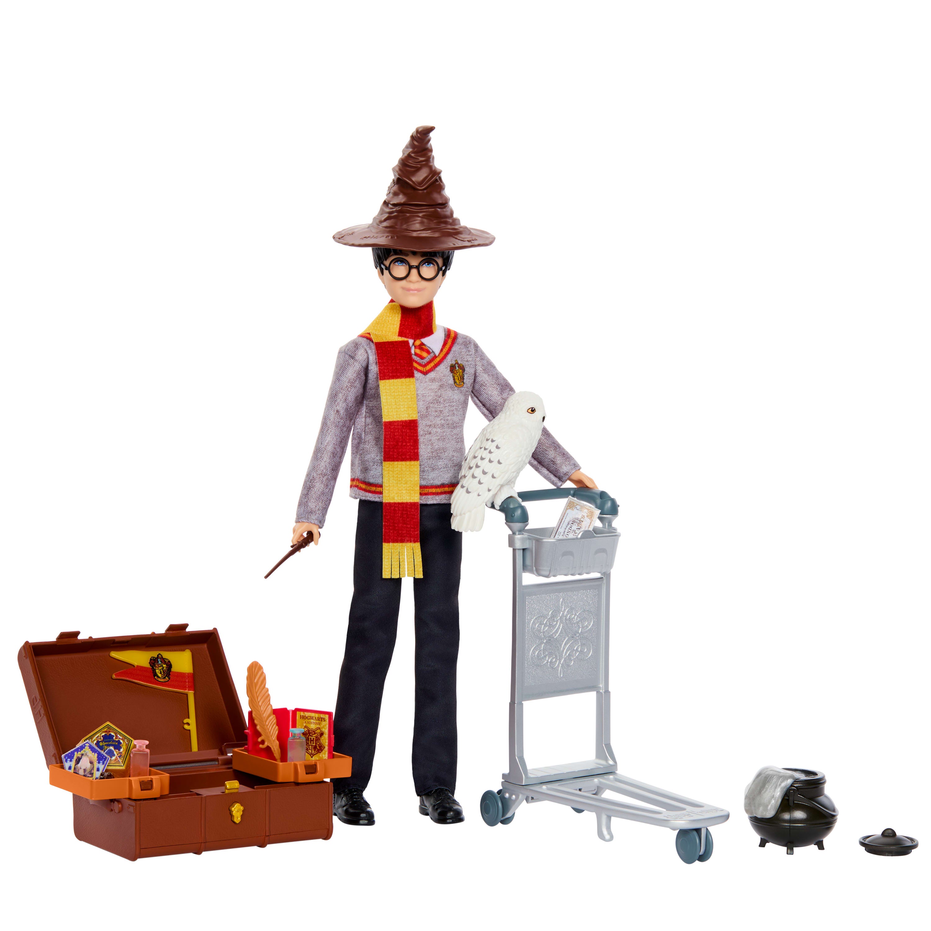 Harry Potter 9¾ Peronu Hogwarts'a Yolculuk Bebek Oyun Seti (17 Aksesuar)