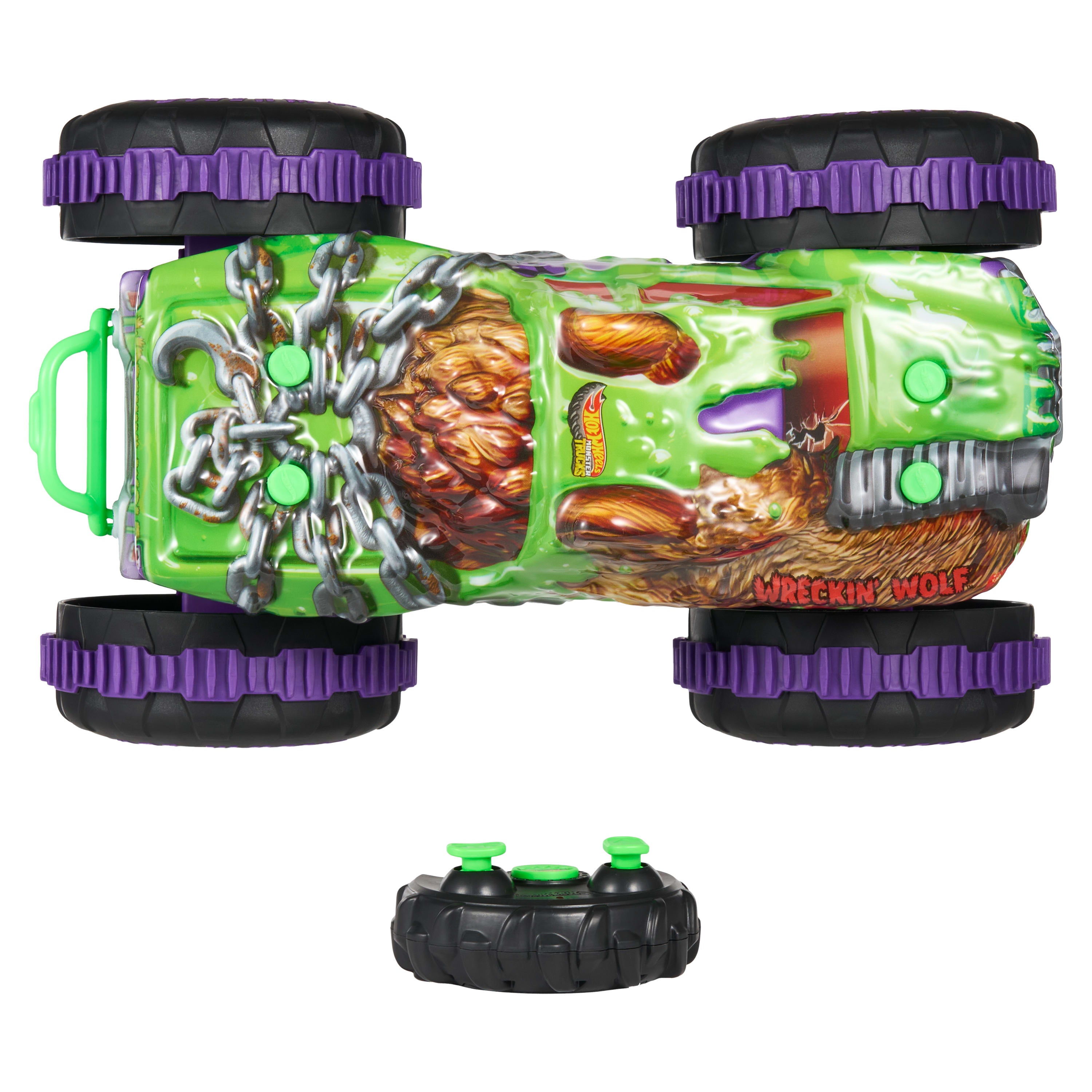 Hot Wheels Monster Trucks Wreckin' Wolf Uzaktan Kumandalı Araç (RC)