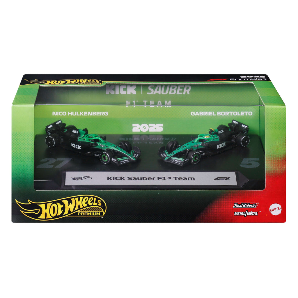Hot Wheels Premium F1 Kick Sauber Takımı 2'li Set (Hülkenberg & Bortoleto)
