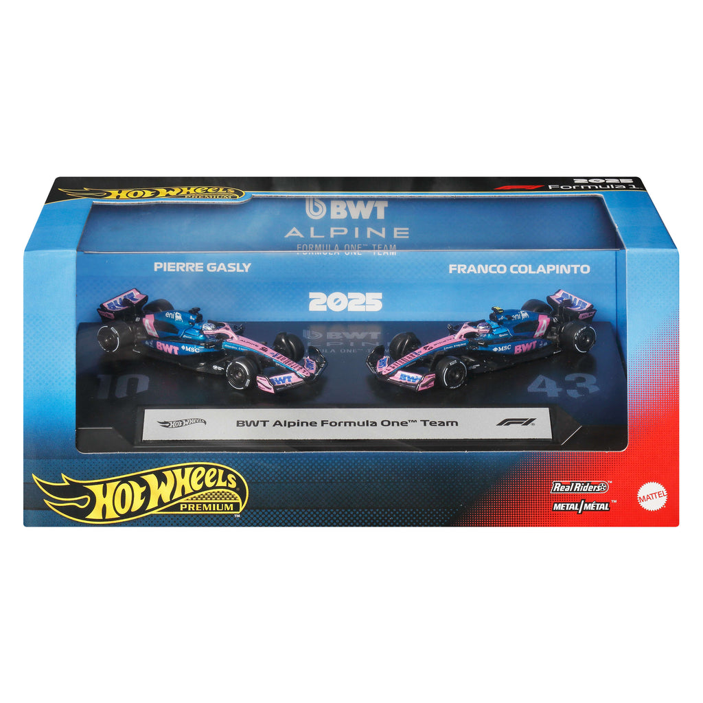 Hot Wheels Premium F1 BWT Alpine Takımı 2'li Set (Gasly & Colapinto)