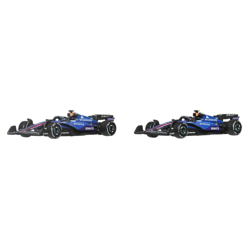 Hot Wheels Premium F1 Atlassian Williams Takımı 2'li Set (Albon & Sainz)