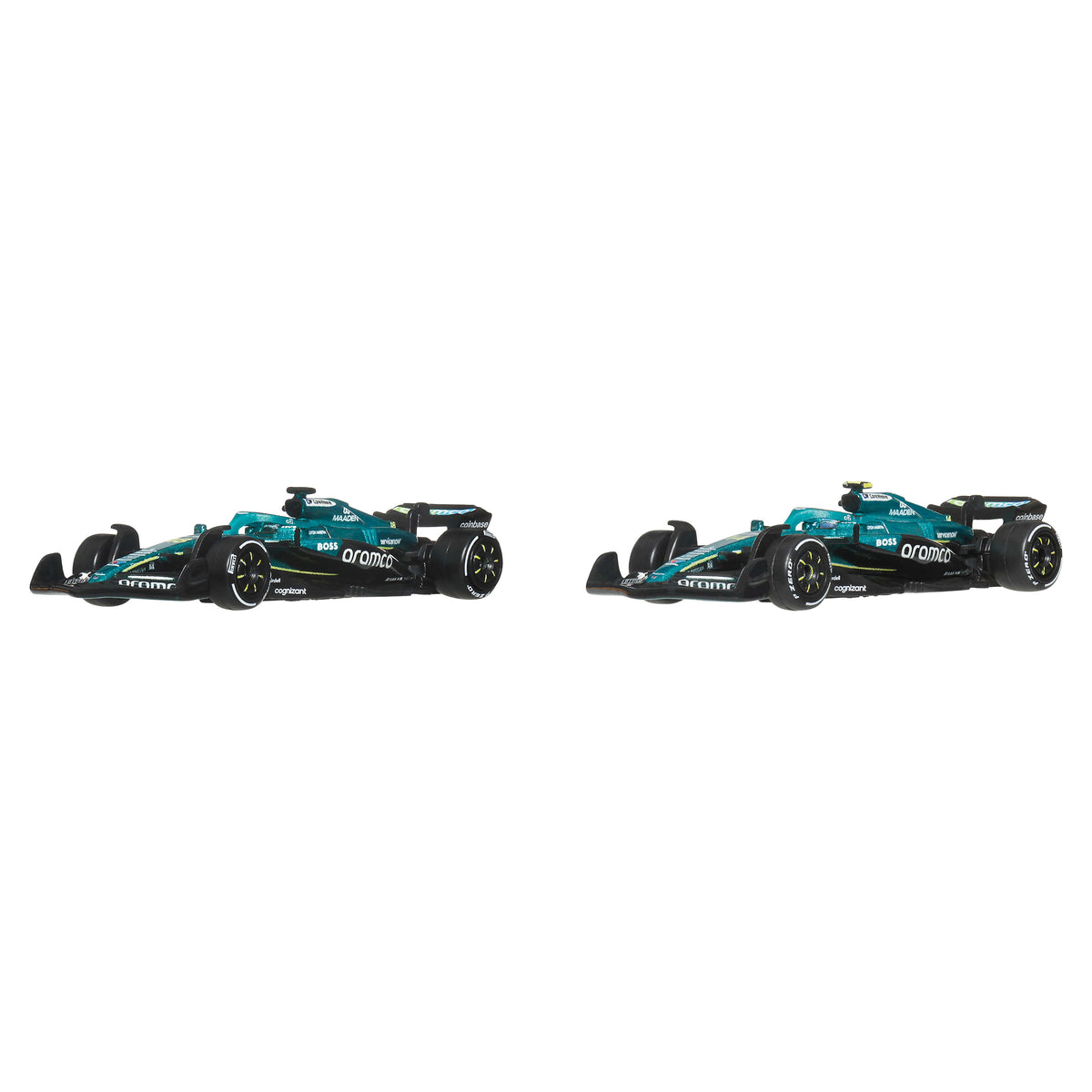 Hot Wheels Premium F1 Aston Martin Aramco Takımı 2'li Set (Stroll & Alonso)