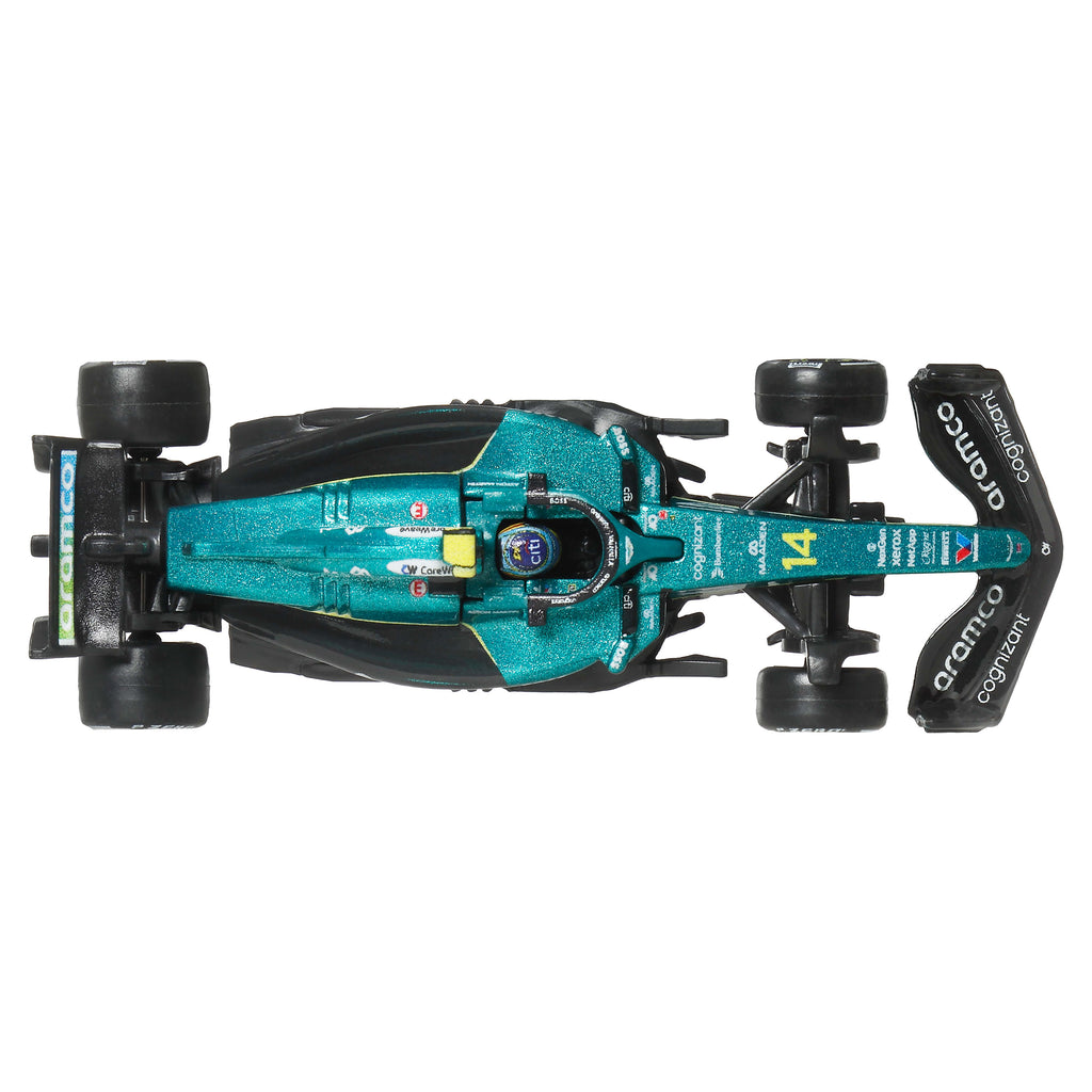 Hot Wheels Premium F1 Aston Martin Aramco Takımı 2'li Set (Stroll & Alonso)