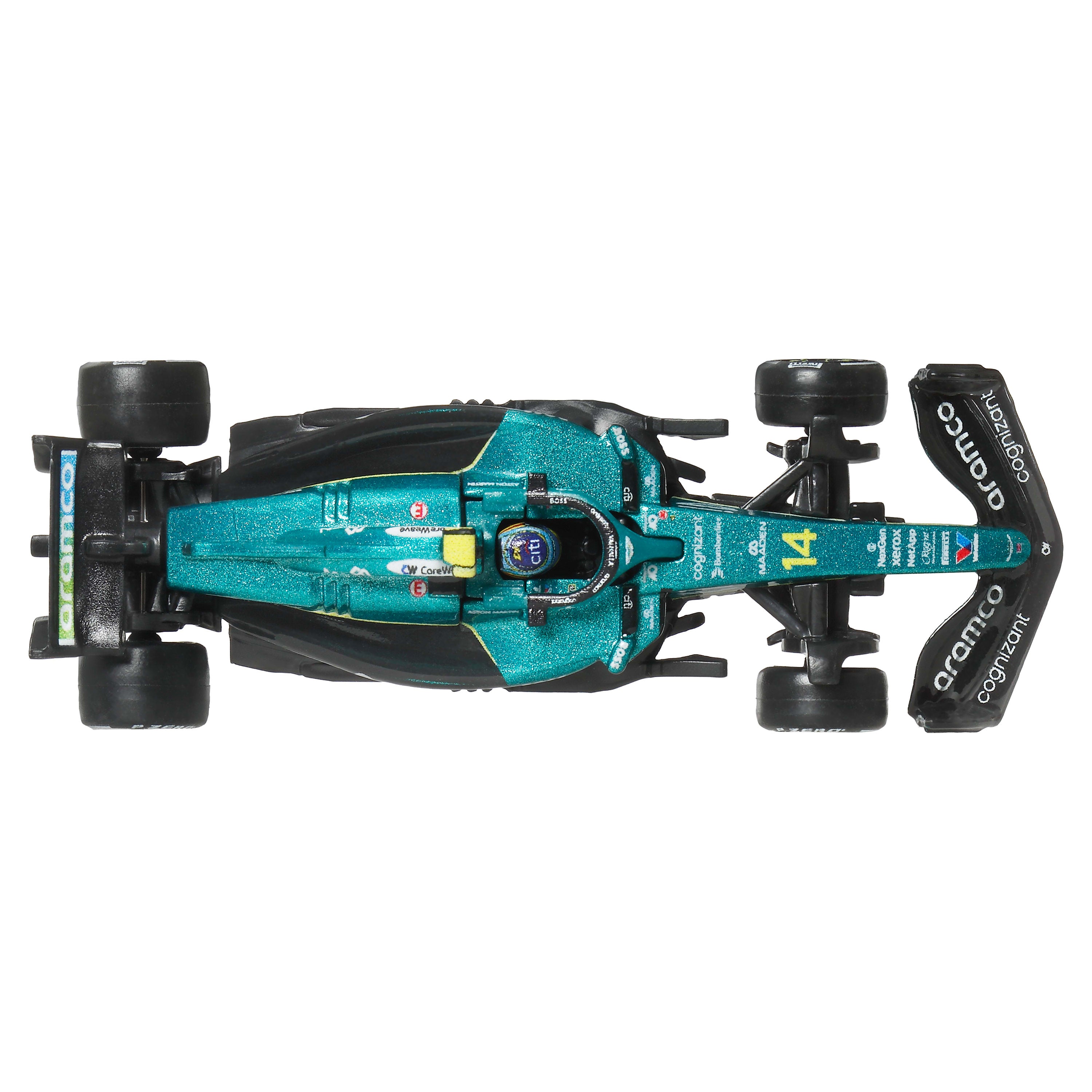 Hot Wheels Premium F1 Aston Martin Aramco Takımı 2'li Set (Stroll & Alonso)