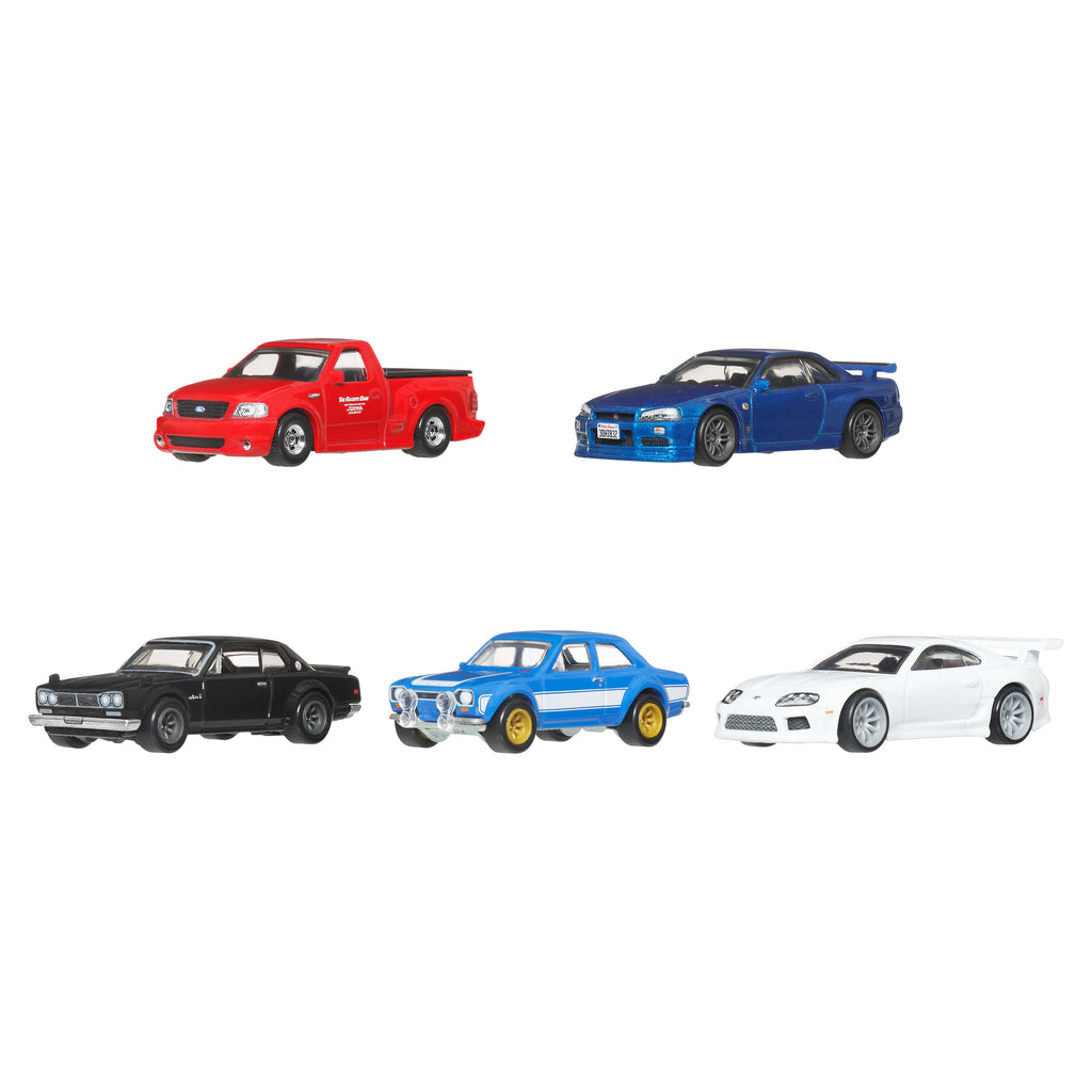 Hot Wheels Premium Fast & Furious 5'li Araba Seti