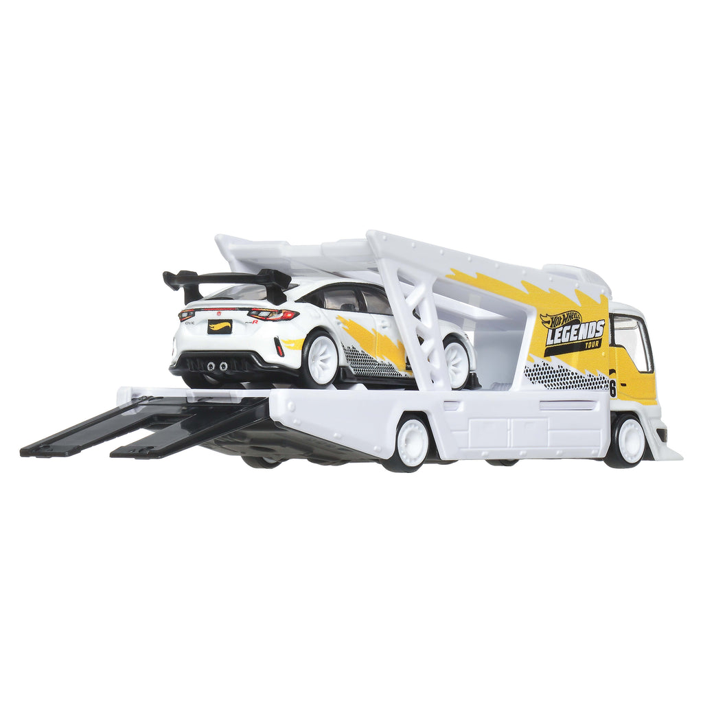 Hot Wheels Team Transport '24 Honda Civic Type R (Hauler + Araba)