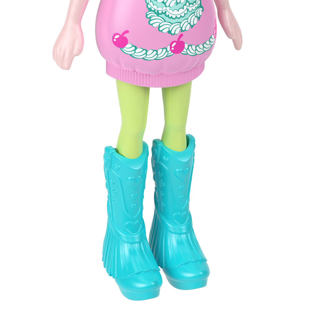 7,5 cm'lik Polly Pocket bebek, anahtarlık ve moda aksesuarları, seyahat oyuncakları