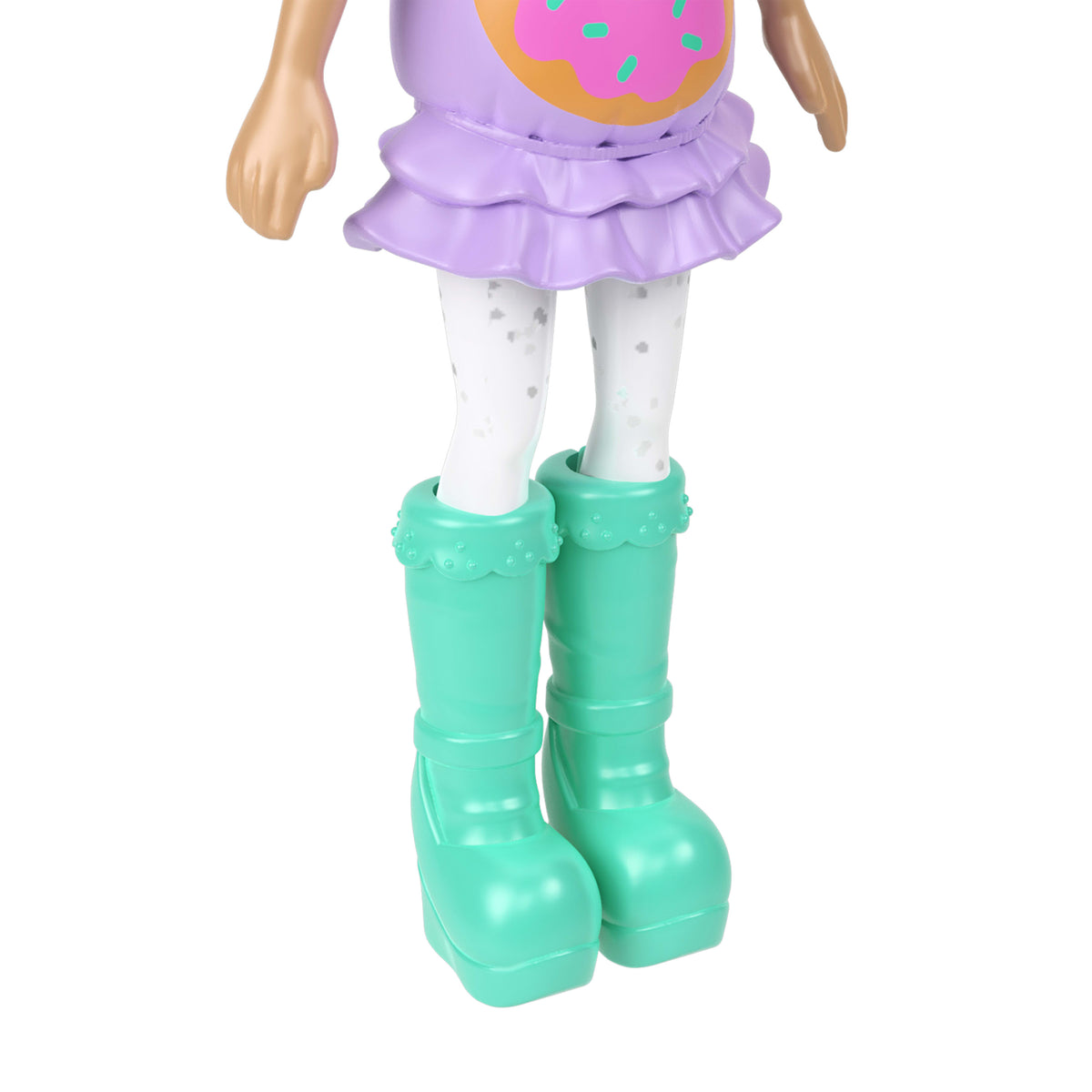 7,5 cm'lik Polly Pocket bebek, anahtarlık ve moda aksesuarları, seyahat oyuncakları