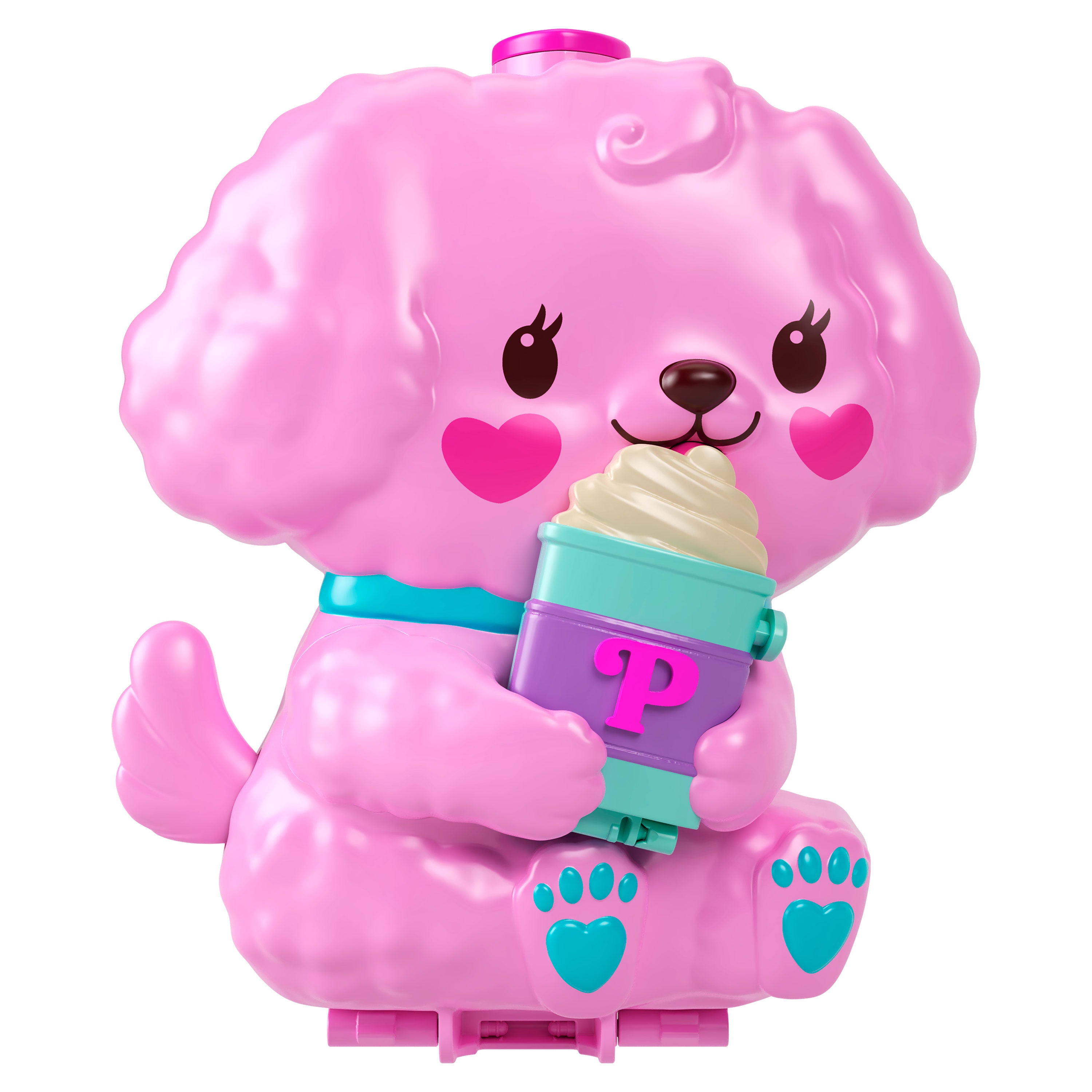 Polly Pocket Köpek Kafe Çanta Oyun Seti (2 Bebek, 7 Aksesuar)