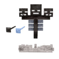 Işıklı ve sesli Mattel Minecraft Wither figürü, 2 aksesuar ve pikselli tasarım