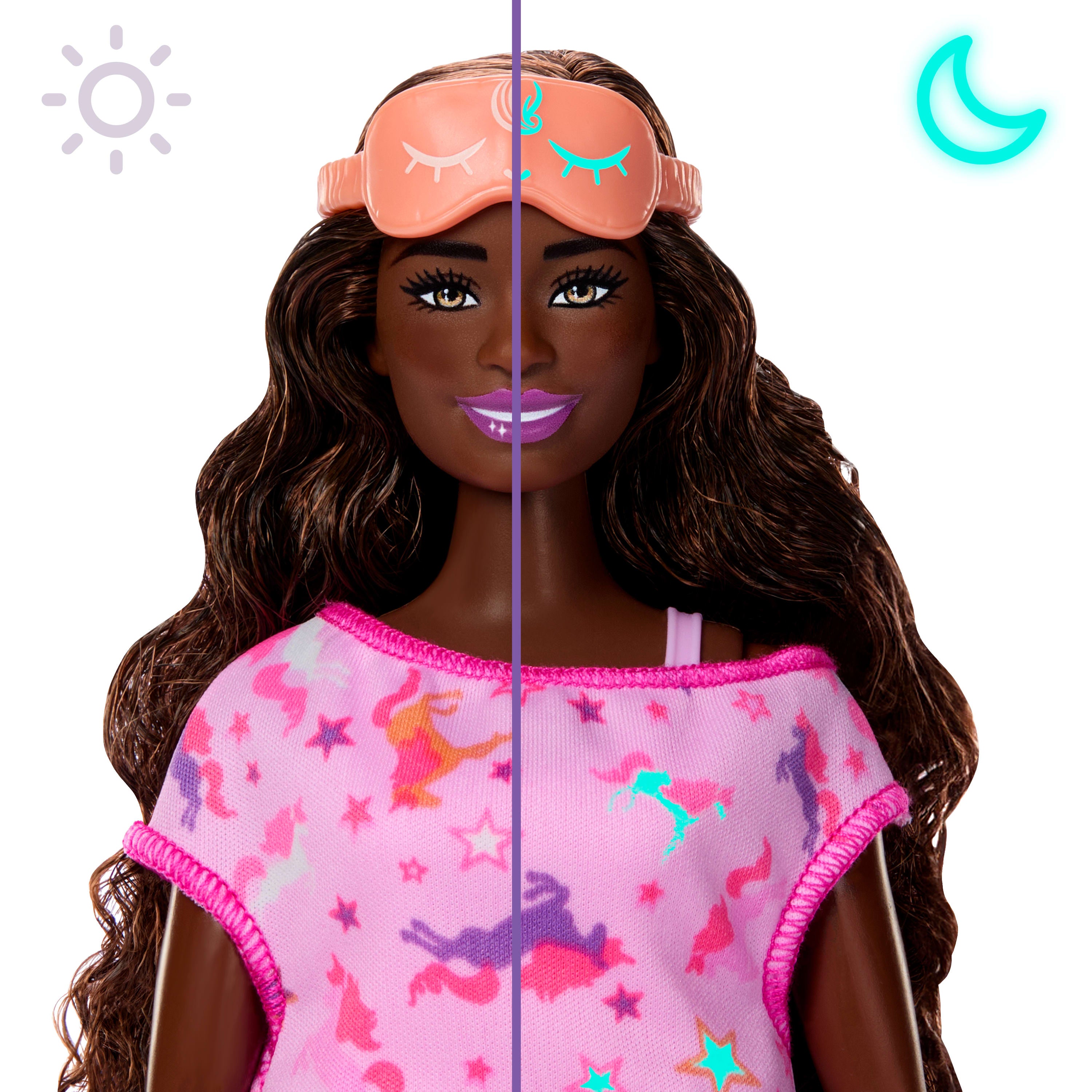 Barbie Parti Sürprizi Pijama Partisi Bebeği (7 Sürpriz)