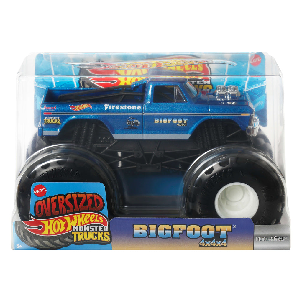 Hot Wheels Monster Trucks Bigfoot 4x4x4 Büyük Boy Araç 1:24