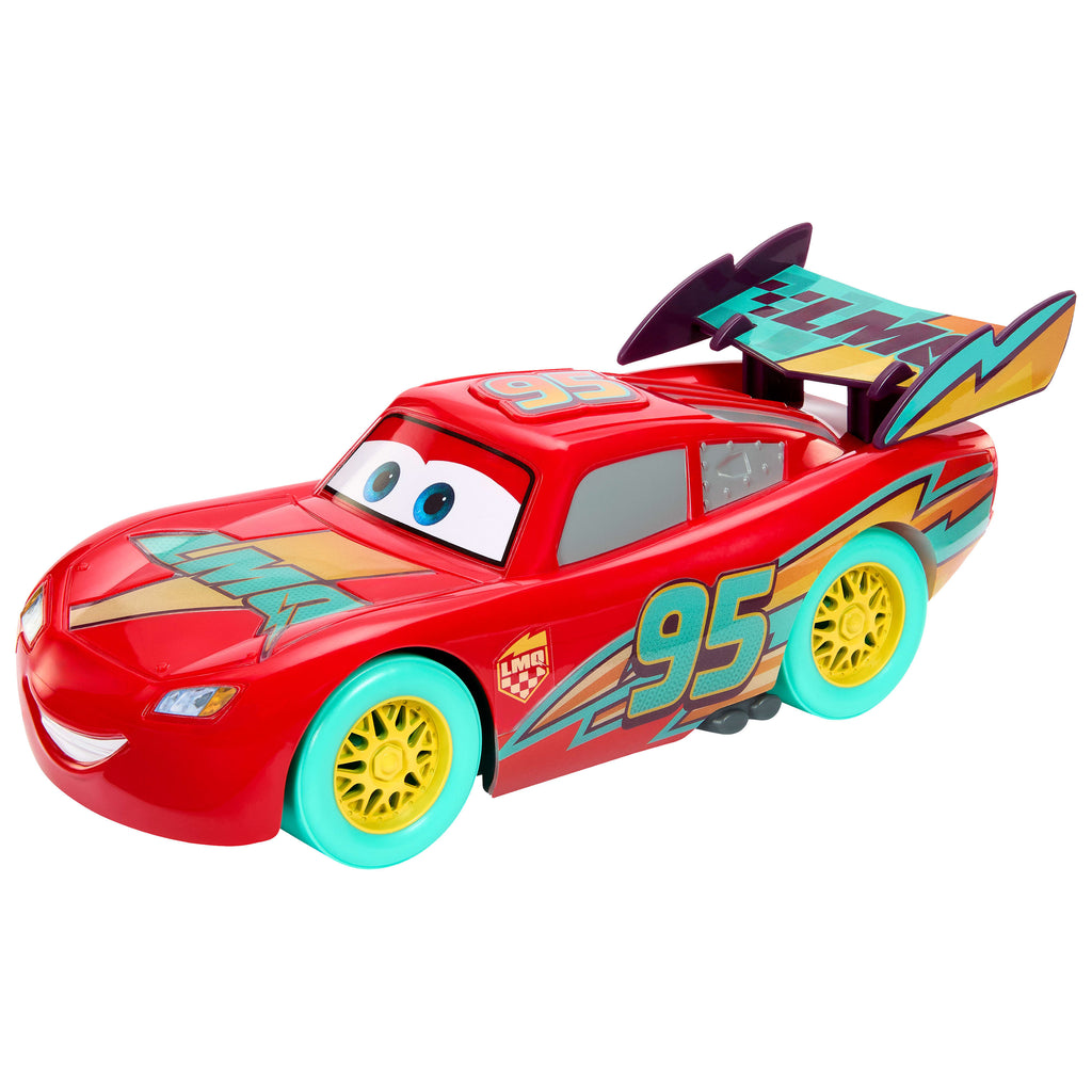 Disney ve Pixar Cars Kutlama Yarışı, ışıklı ve sesli Şimşek McQueen, büyük ölçekli oyuncak araç