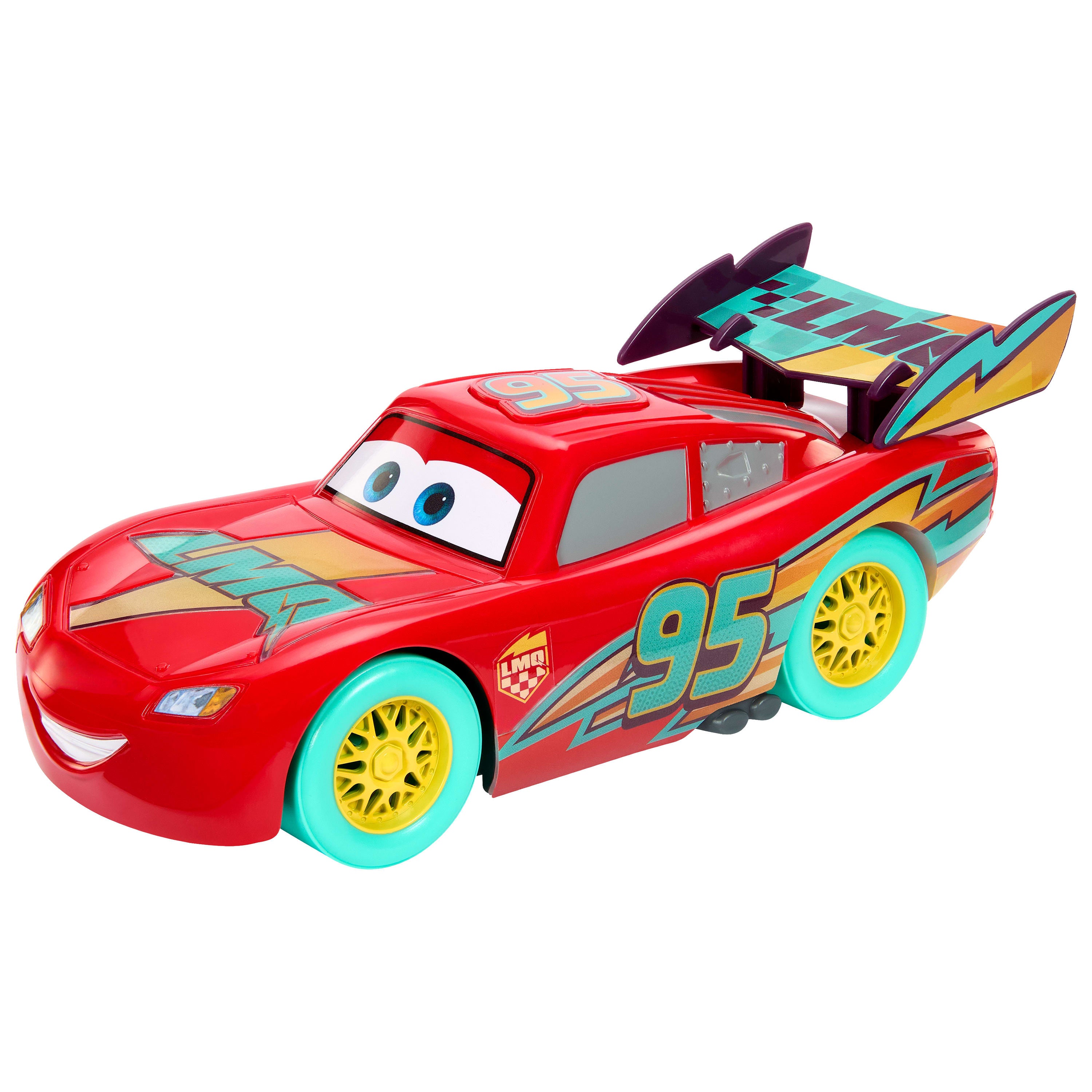 Disney ve Pixar Cars Kutlama Yarışı, ışıklı ve sesli Şimşek McQueen, büyük ölçekli oyuncak araç