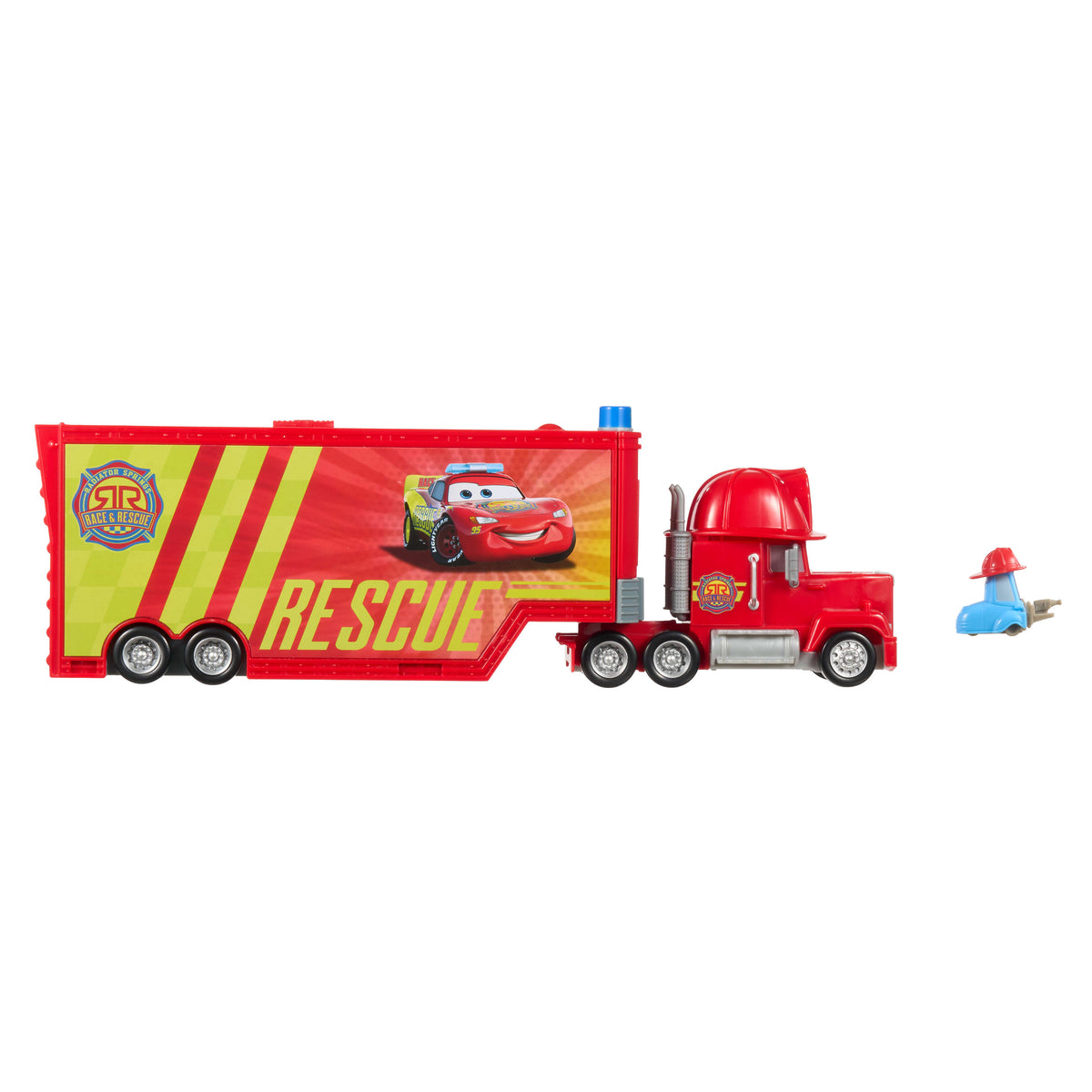 Disney ve Pixar Cars Mack Mobil Kurtarma ve Tamir Merkezi, oyun setine dönüşen büyük ölçekli kamyon
