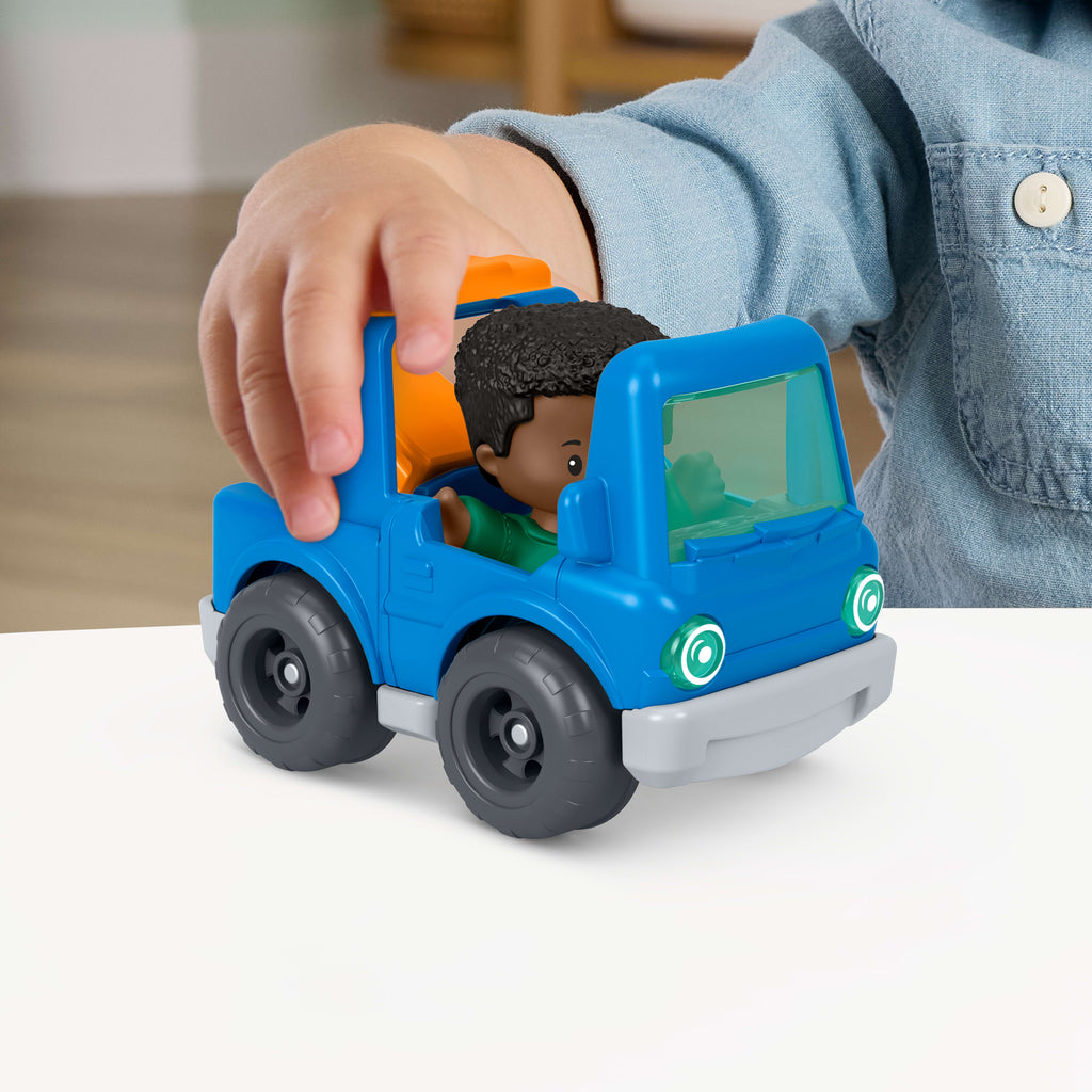 Fisher-Price Little People Yol Kurtarma Aracı Oyun Seti (Figür + Trafik İşaretleri)