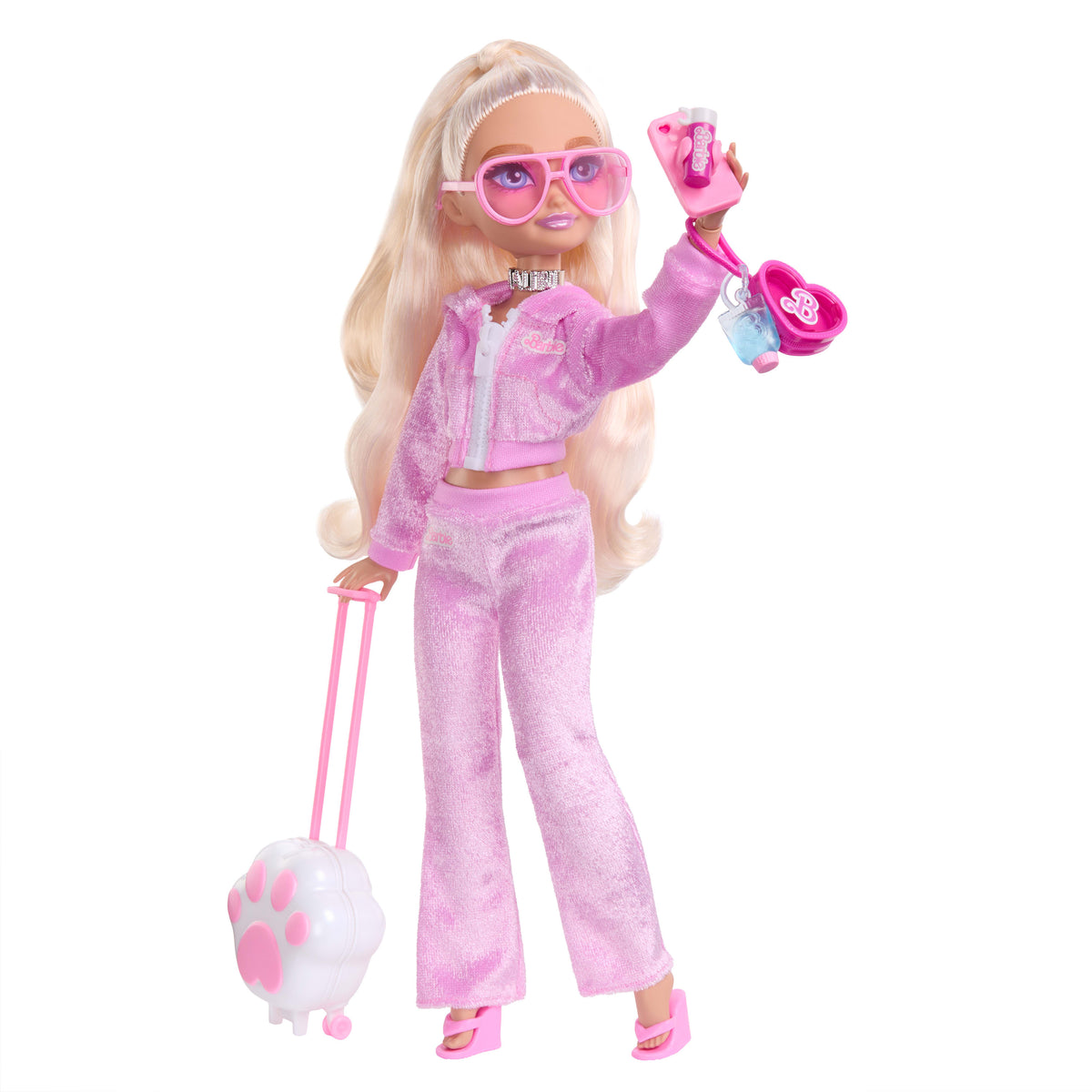 Barbie Dream Besties Hafta Sonu Tatili Malibu bebek ve seyahat temalı 7 aksesuar