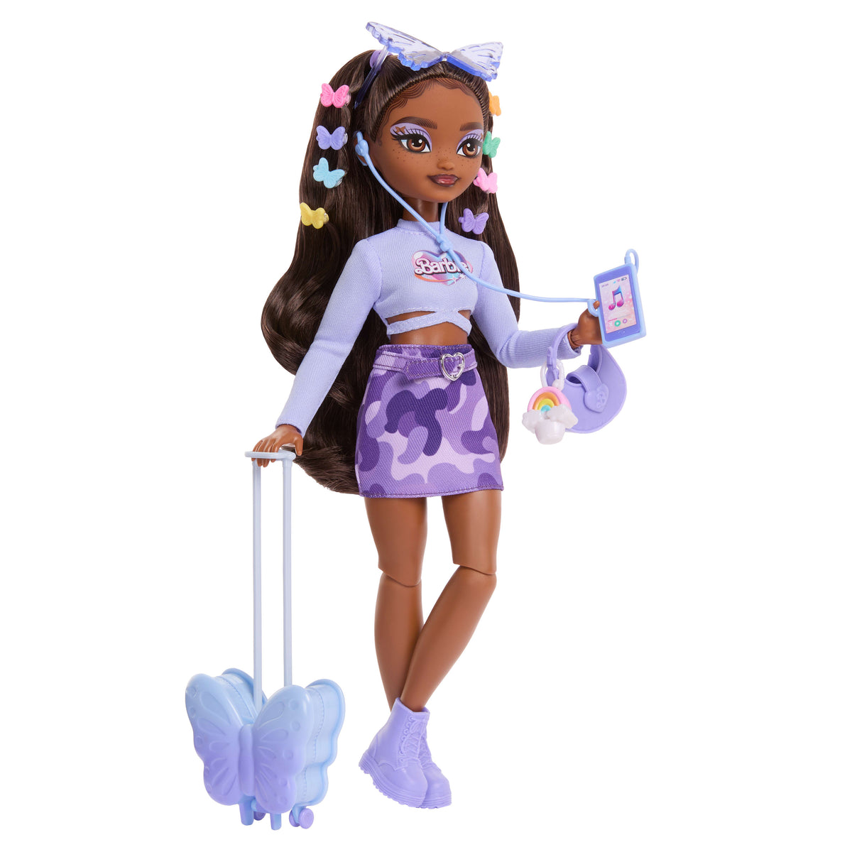 Barbie Dream Besties Hafta Sonu Tatili Brooklyn bebek ve seyahat temalı 7 aksesuar