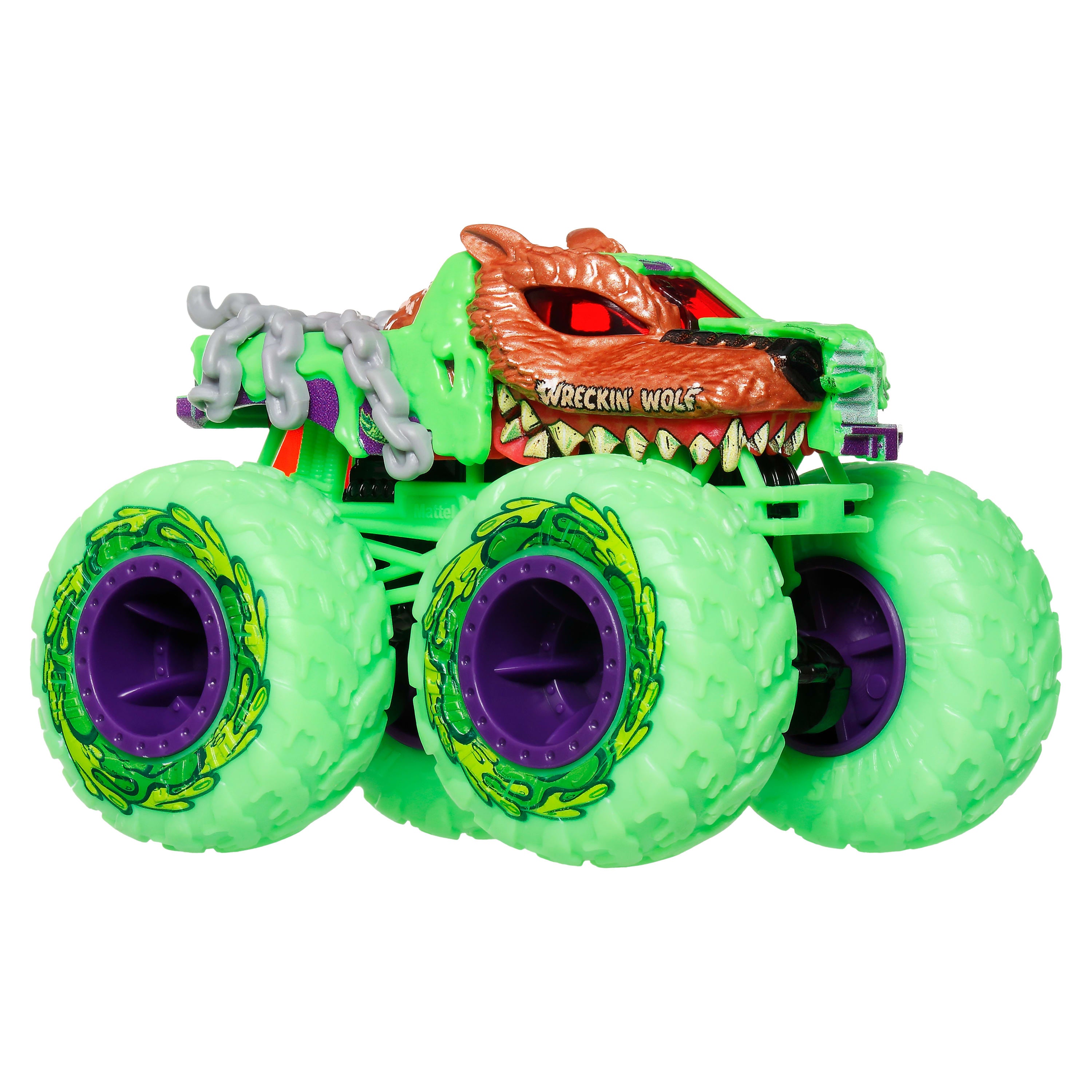 Hot Wheels Monster Trucks Mutant Chaos Araç + Slime Seti