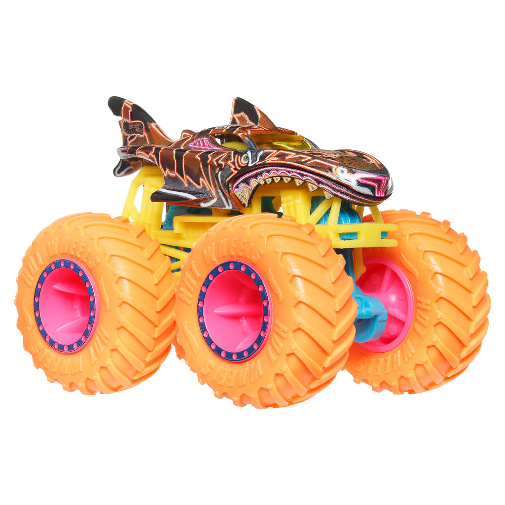 Hot Wheels Monster Trucks Neon Smashers 1:64 Araç