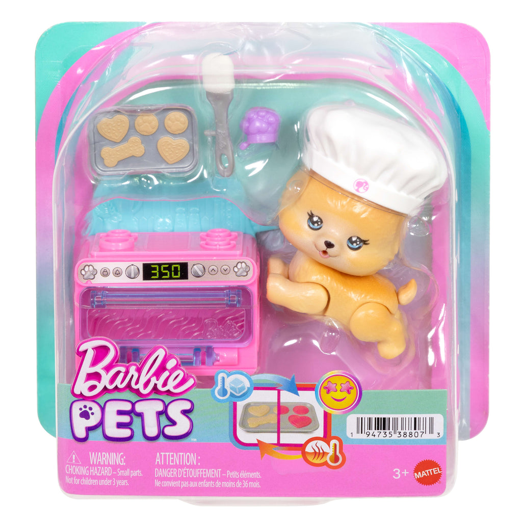 Barbie Dream Squad Evcil Köpek Fırın Temalı (Renk Değiştiren Aksesuarlı)