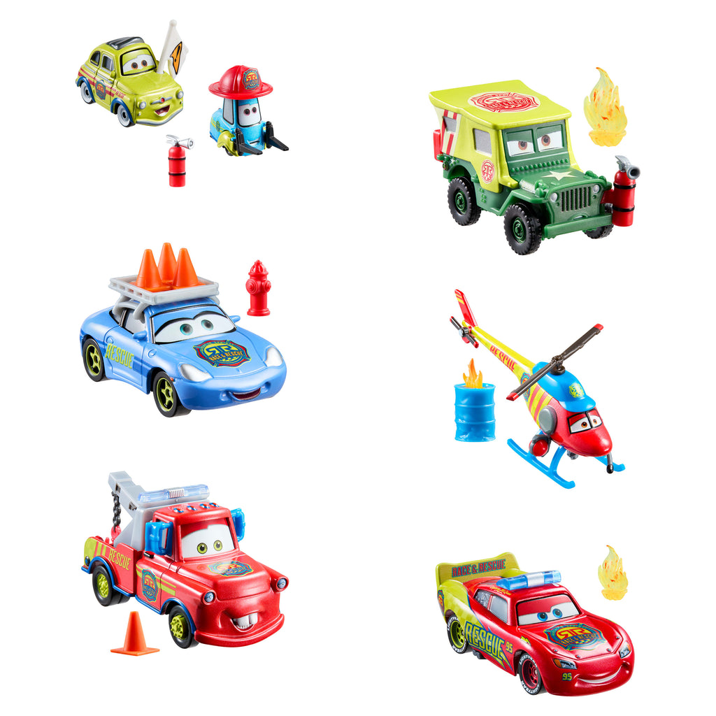 Disney ve Pixar Arabalar Race & Rescue Die-Cast Araç