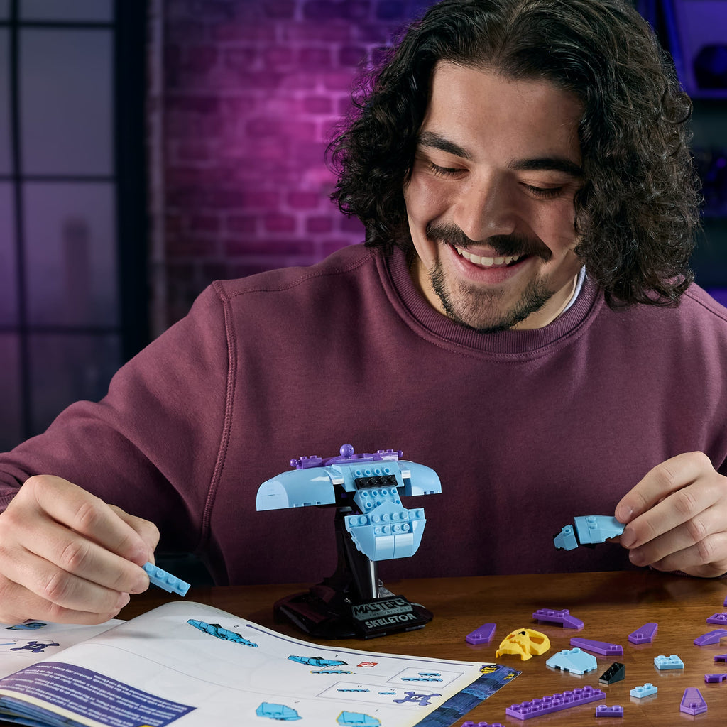 Mattel Brick Shop x Masters of the Universe Skeletor Büstü
