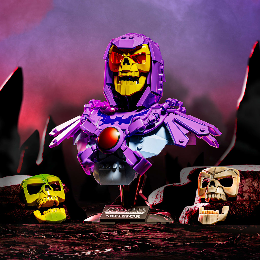 Mattel Brick Shop x Masters of the Universe Skeletor Büstü