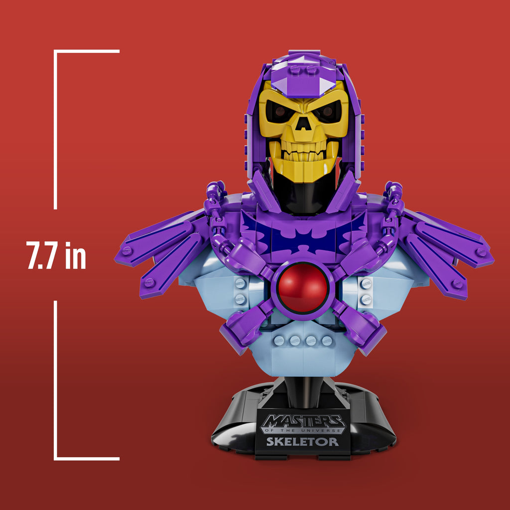 Mattel Brick Shop x Masters of the Universe Skeletor Büstü