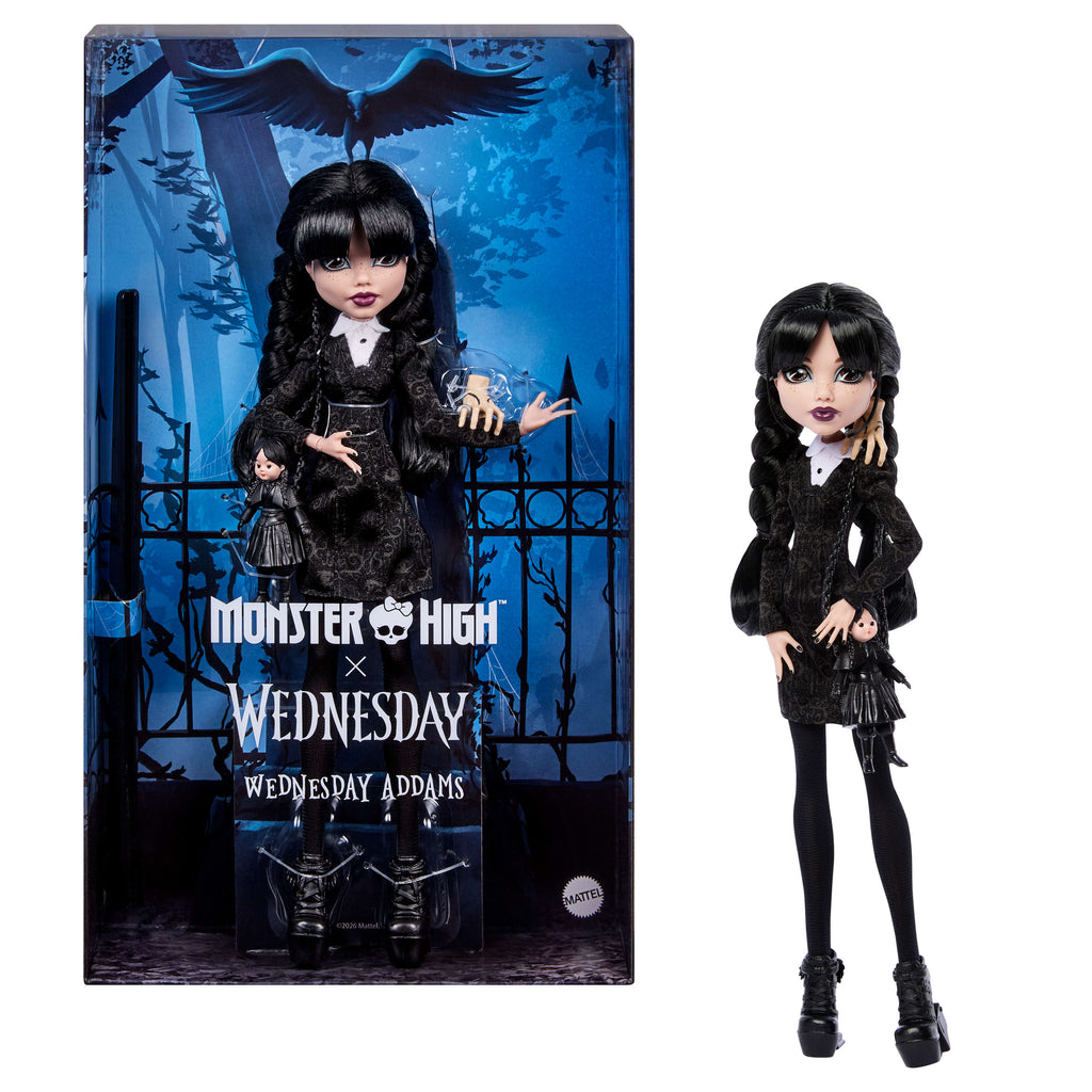 Monster High x Wednesday Addams Bebek