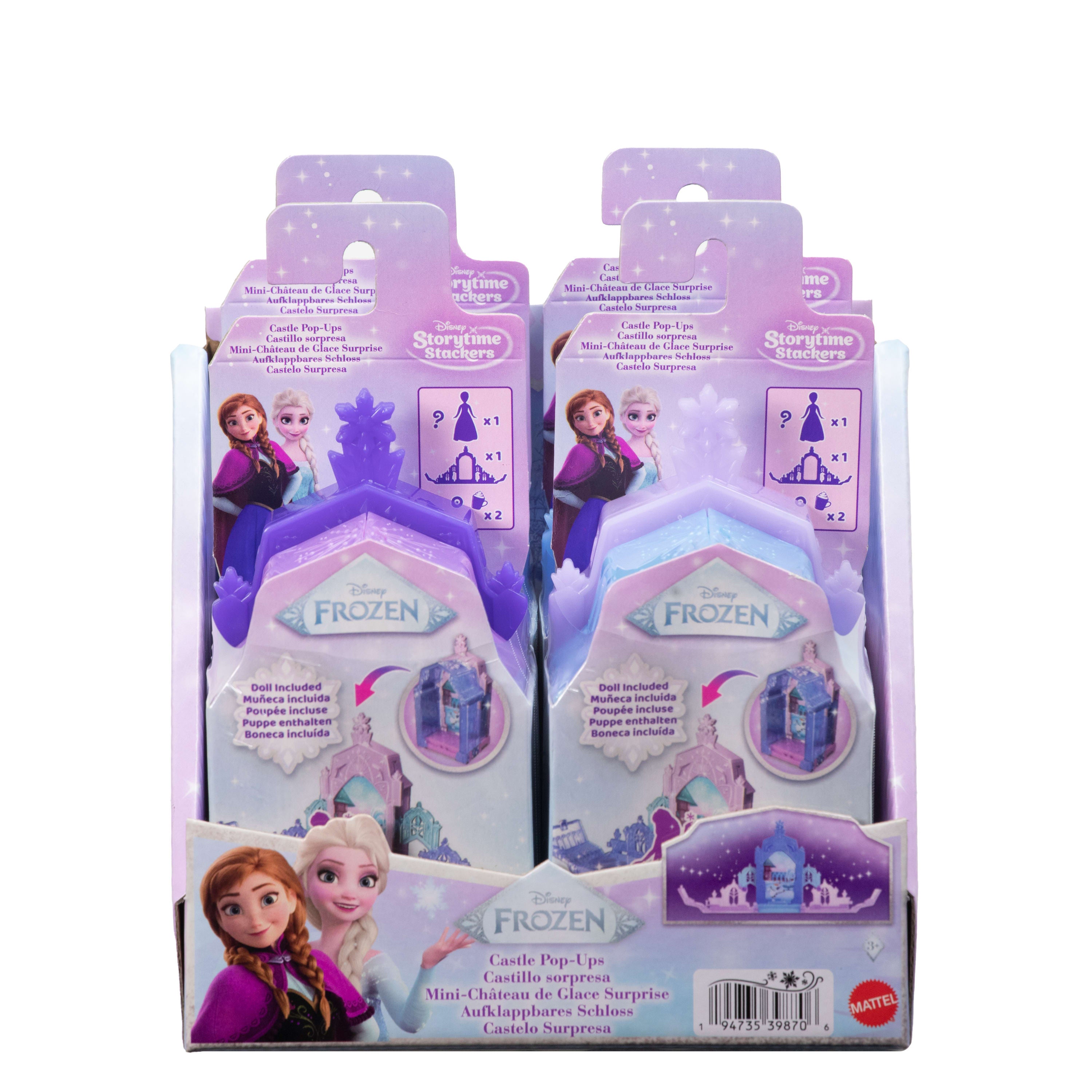 Disney Karlar Ülkesi Kale Sürprizi oyun seti, Anna veya Elsa bebek dahil 4 sürpriz (Karakter çeşitlilik gösterebilir)