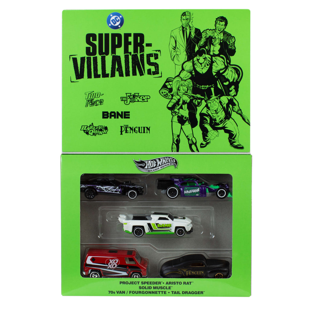 Hot Wheels Silver Series Batman Super Villains 5'li Araç Seti