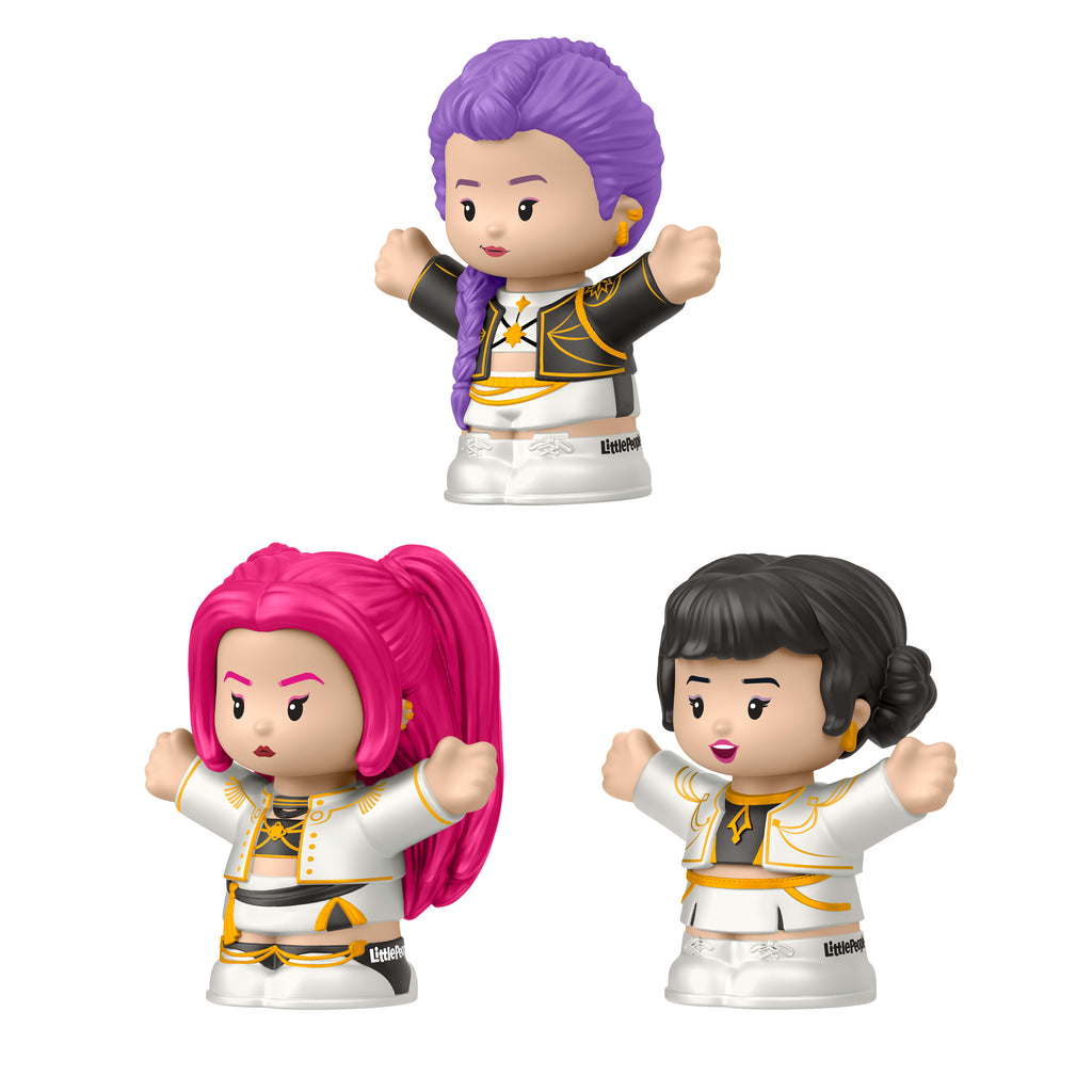 Little People Collector KPop Demon Hunters HUNTR/X koleksiyon figür seti, 3 figür