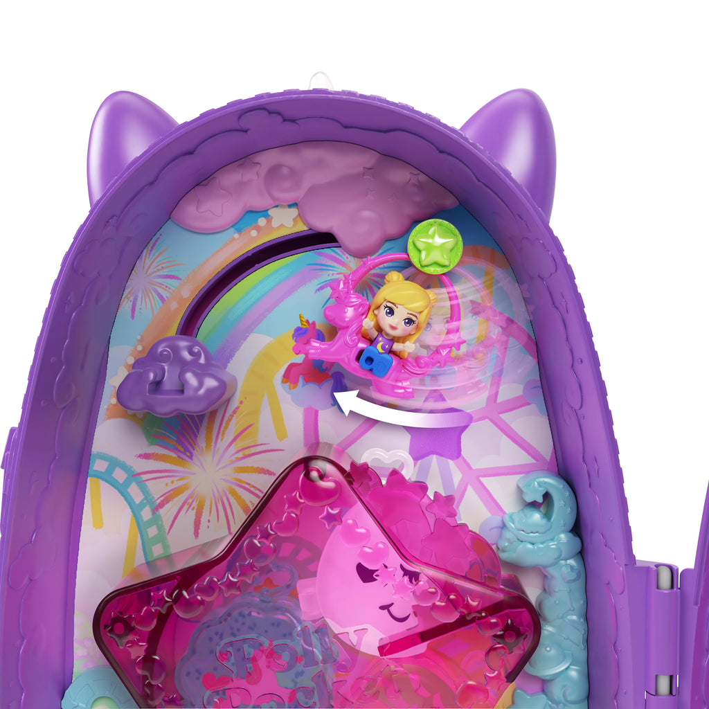 Polly Pocket Unicorn Seyahat Sırt Çantası Oyun Seti