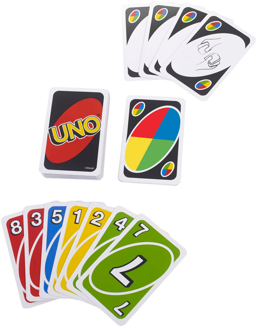 Uno Deluxe Kart Oyunu, 2-10 Oyuncu, 7 Yaş ve Üzeri İçin, Mattel Games K0888