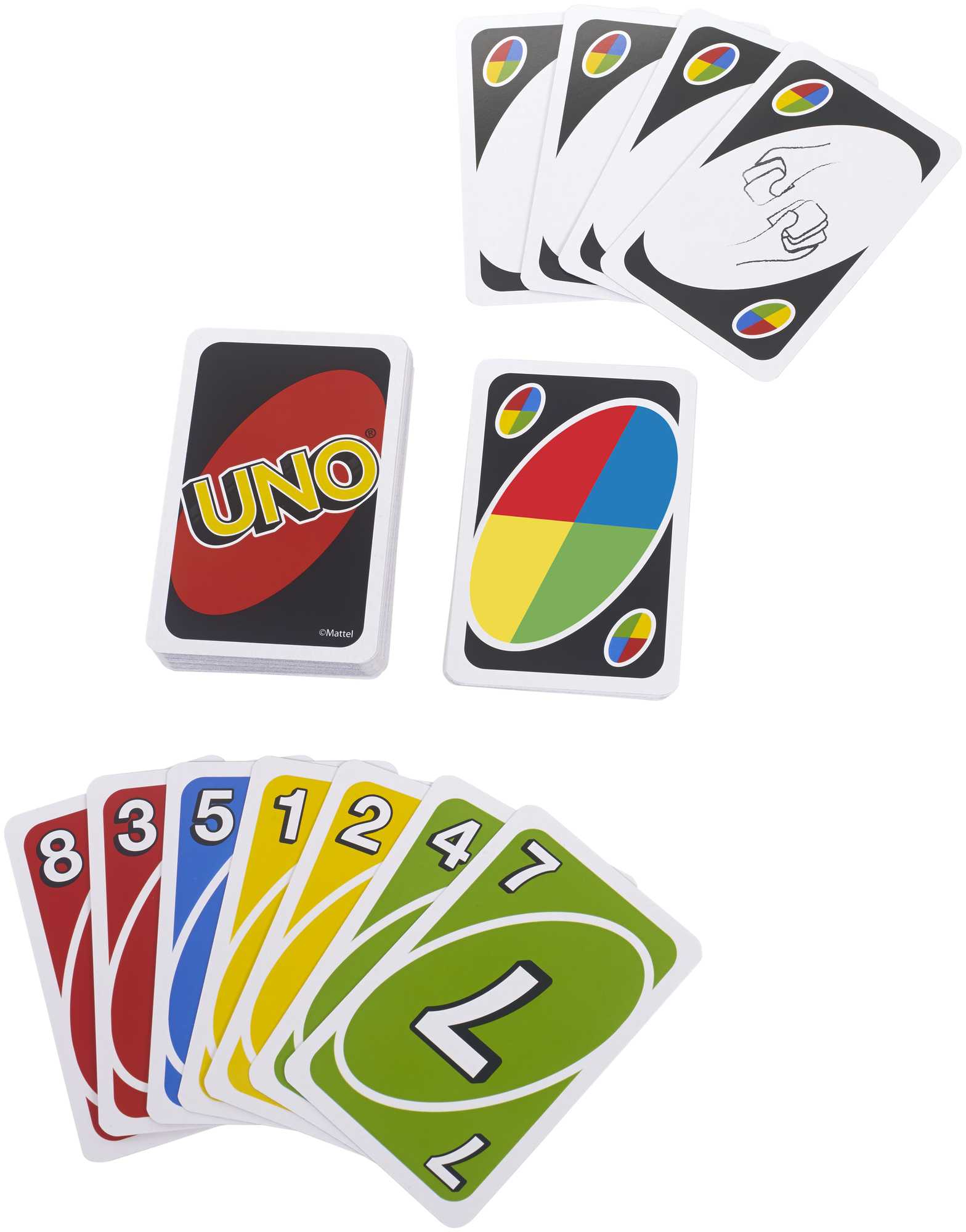 Uno Deluxe Kart Oyunu, 2-10 Oyuncu, 7 Yaş ve Üzeri İçin, Mattel Games K0888