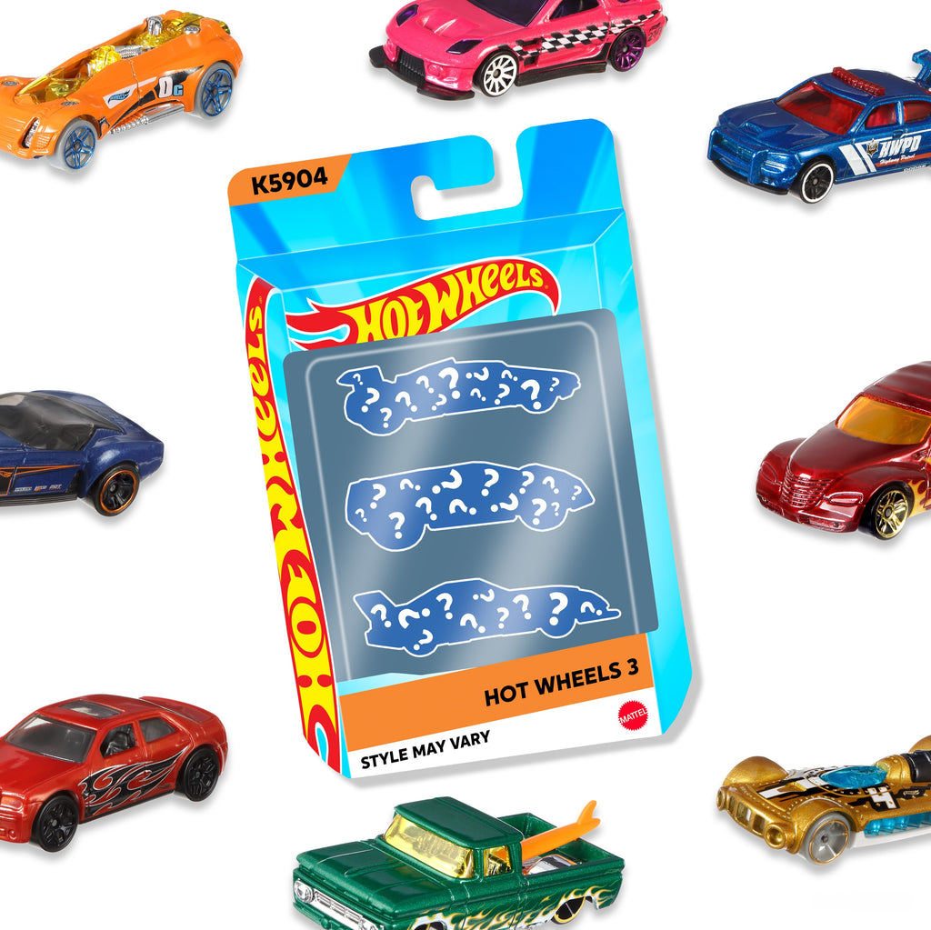 Hot Wheels 3'lü Araba Seti (Sürpriz Asorti)