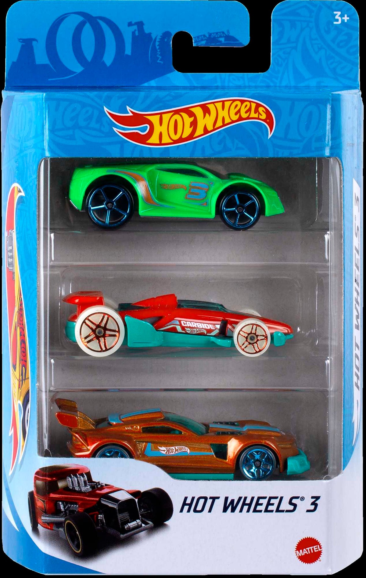 Hot Wheels 3'lü Araba Seti (Sürpriz Asorti)