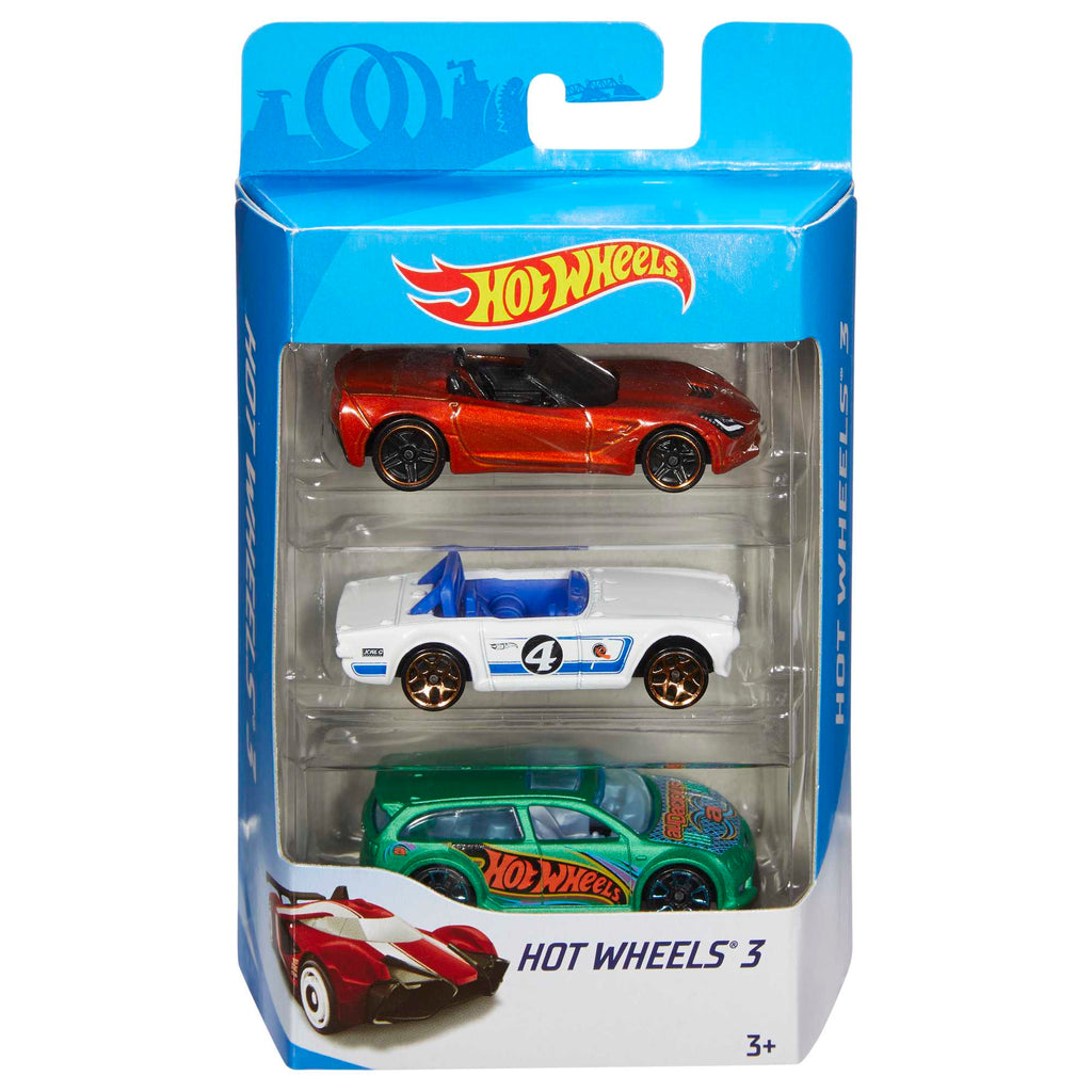 Hot Wheels 3'lü Araba Seti (Sürpriz Asorti)