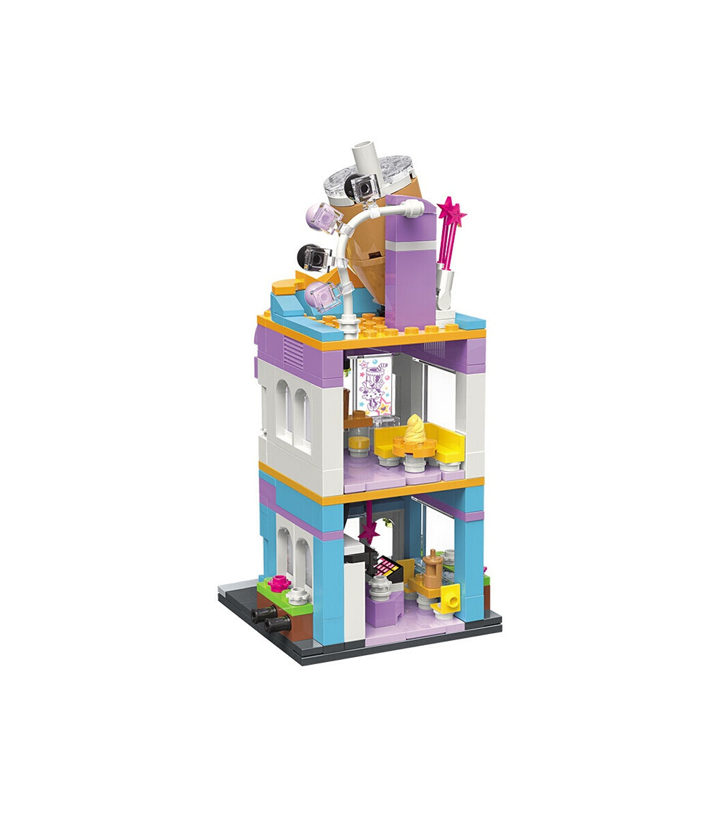 Keeppley City Corner Bubble Tea Kafe 302 Parça Mini Yapı Blokları Seti (KP0108)